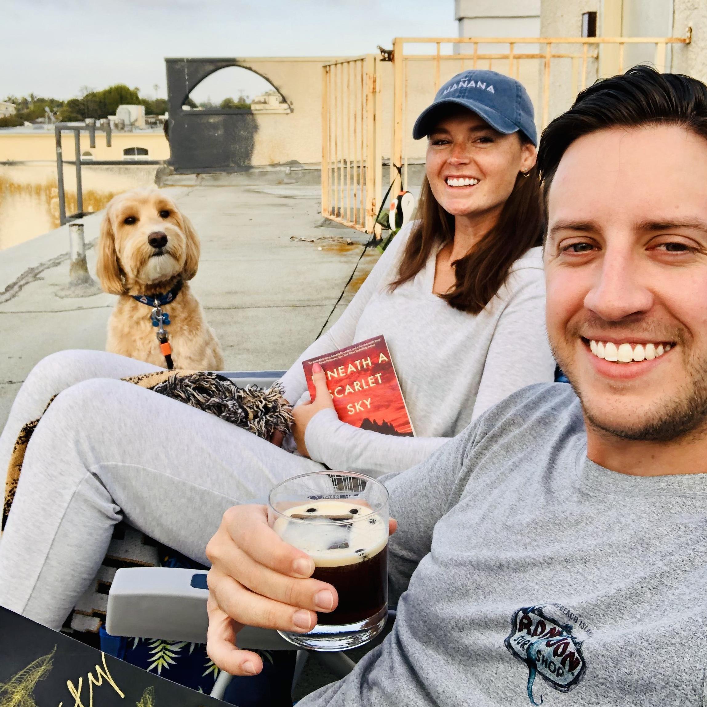Pandemic rooftop routine at our LA apartment