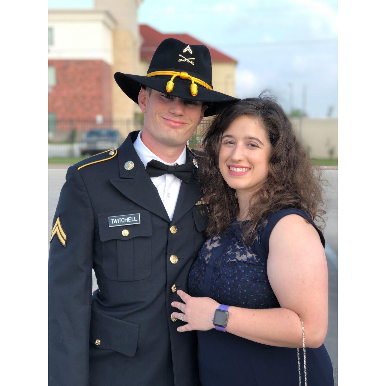 Military ball after Europe deployment
