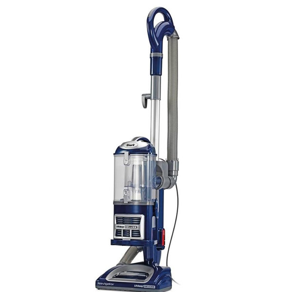Shark Upright Vacuum, Navigator Lift-Away Deluxe with Large Dust Cup Capacity, HEPA Filter, Swivel Steering, Upholstery Tool & Crevice Tool, Blue, NV360