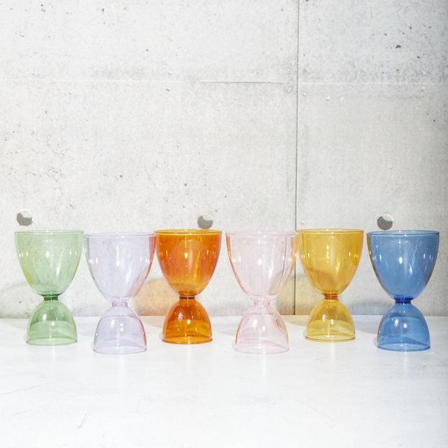 MAMO Rainbow Cocktail Glasses Set of 6