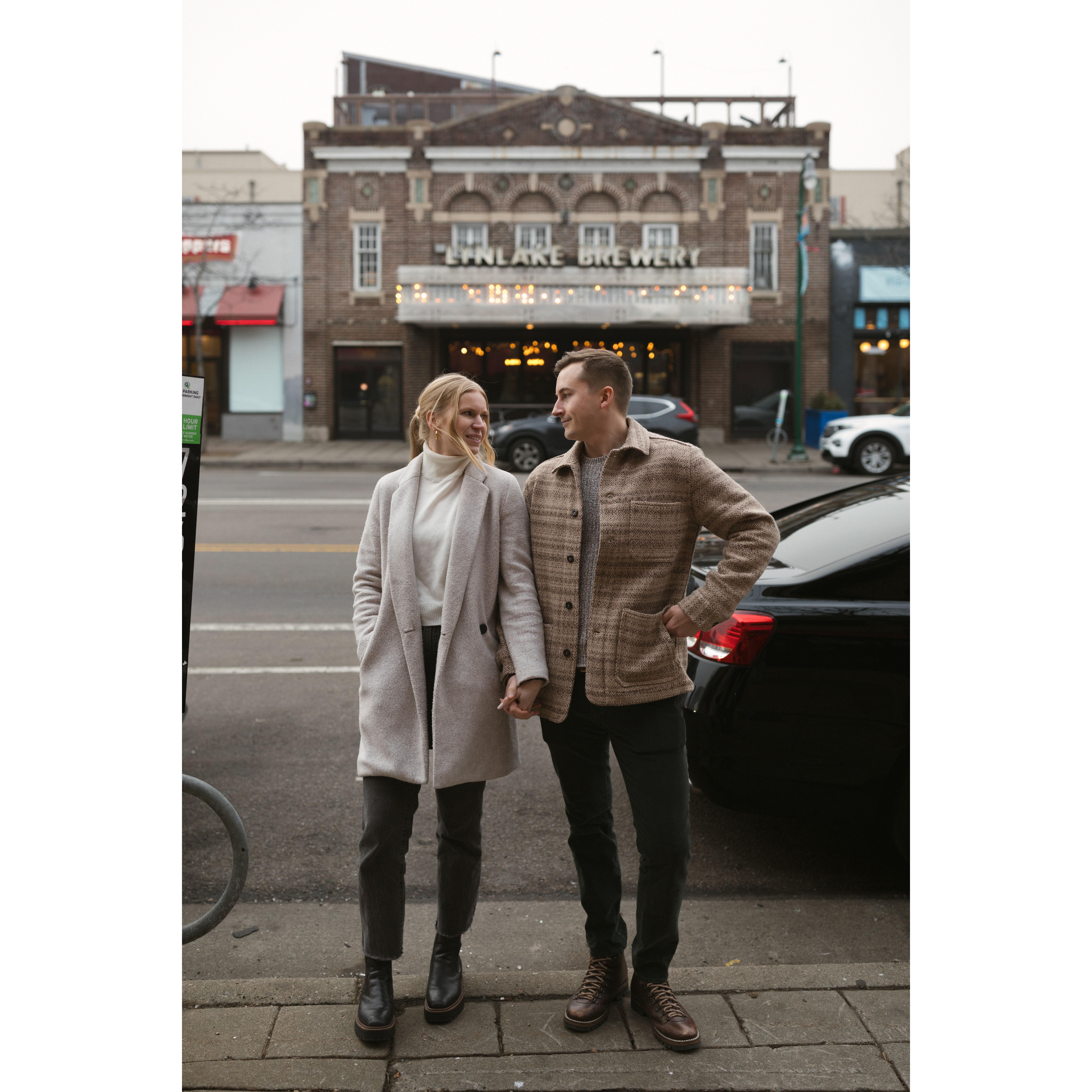 01.2024 Engagement Photos at the place we had our first date