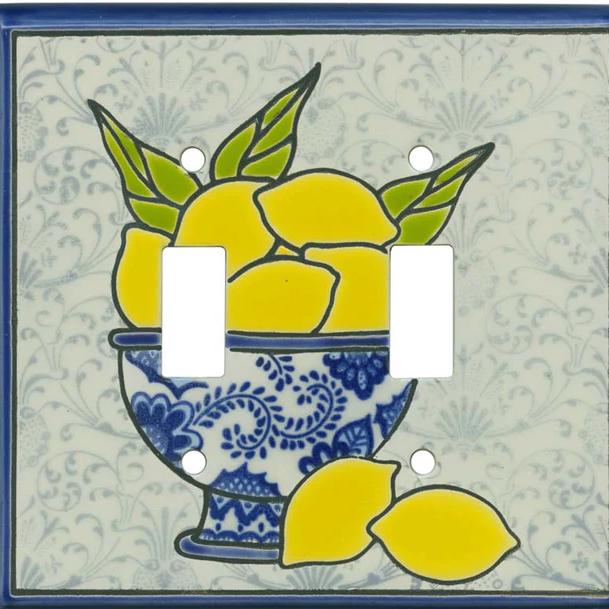 Fresh Lemons Ceramic Switch Plate