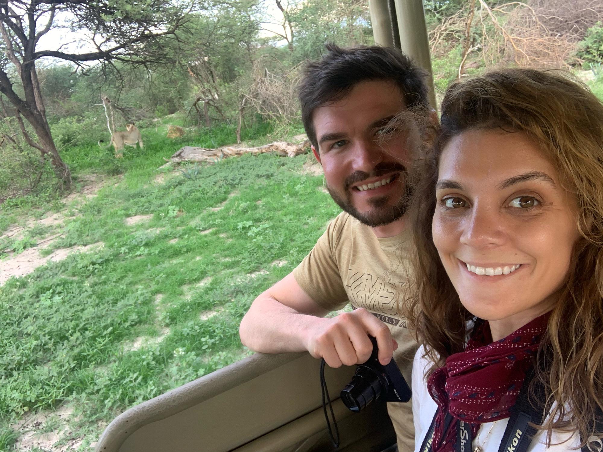 Engagement-moon in Namibia 2020