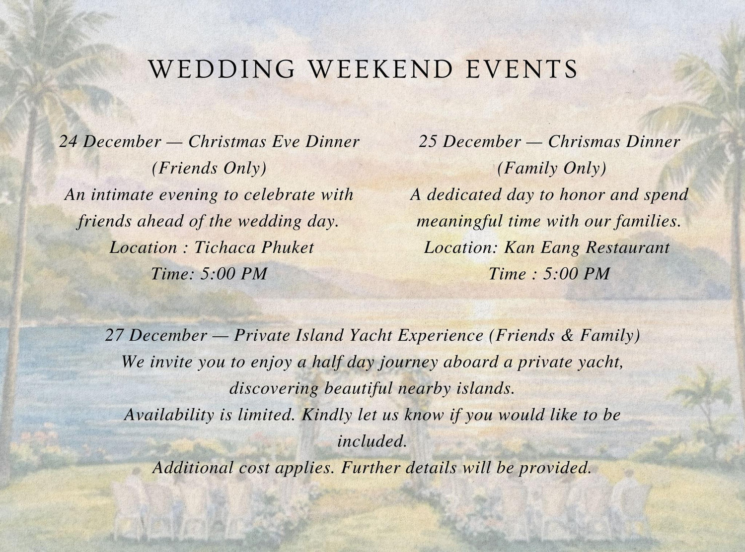 The Wedding Website of Manchusa Aungtanapaisan and Connor Dripps