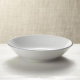 Roulette Blue Band Serving Bowl