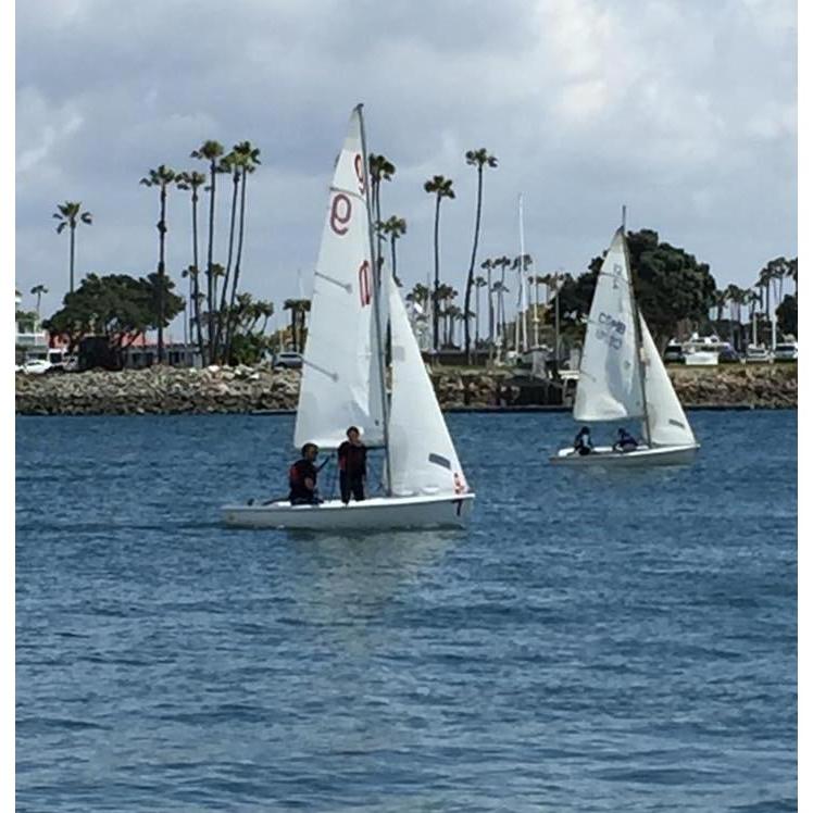 Sailing team regatta in Long Beach, March 2018.