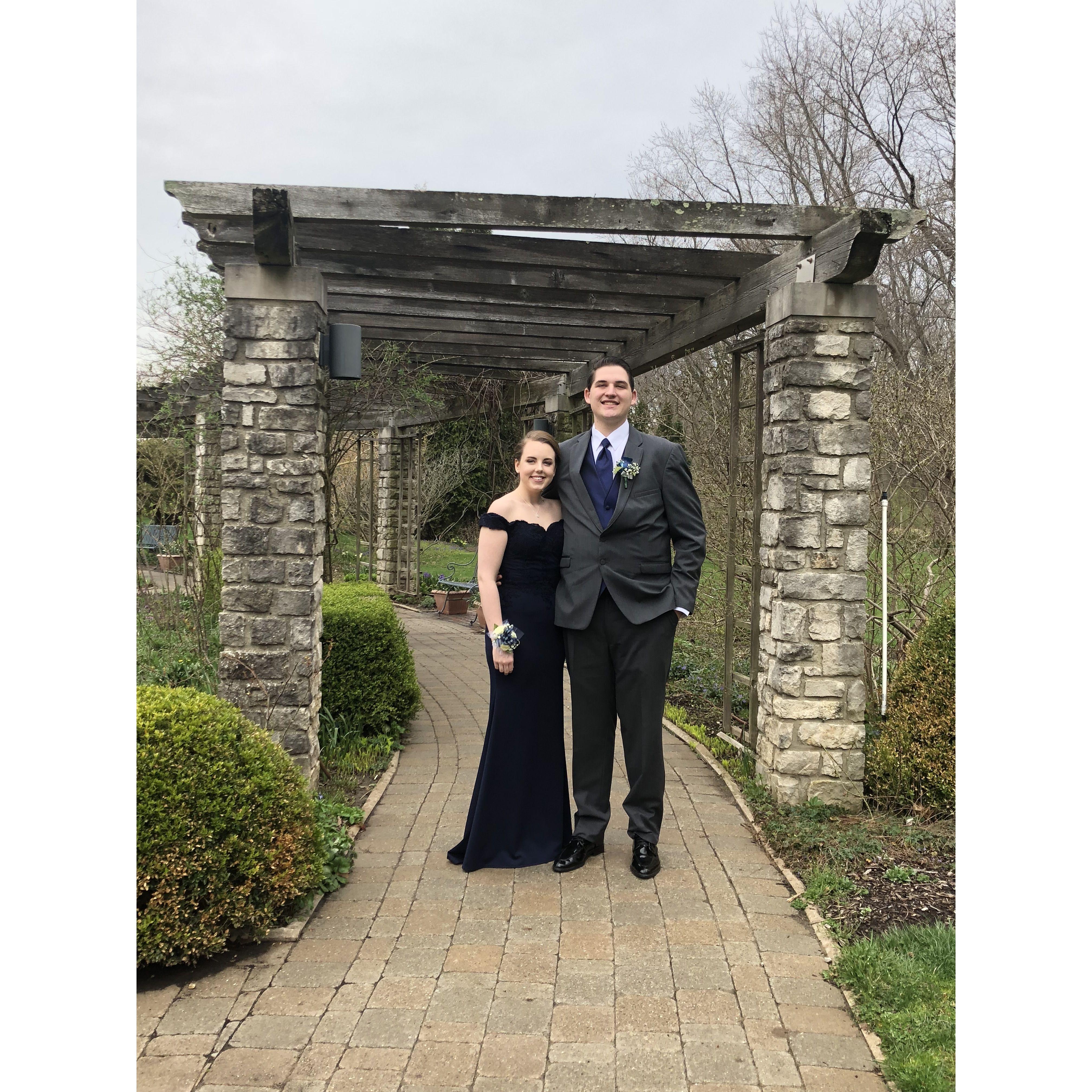 My senior prom, I was lucky enough to be accompanied by Jennifer.