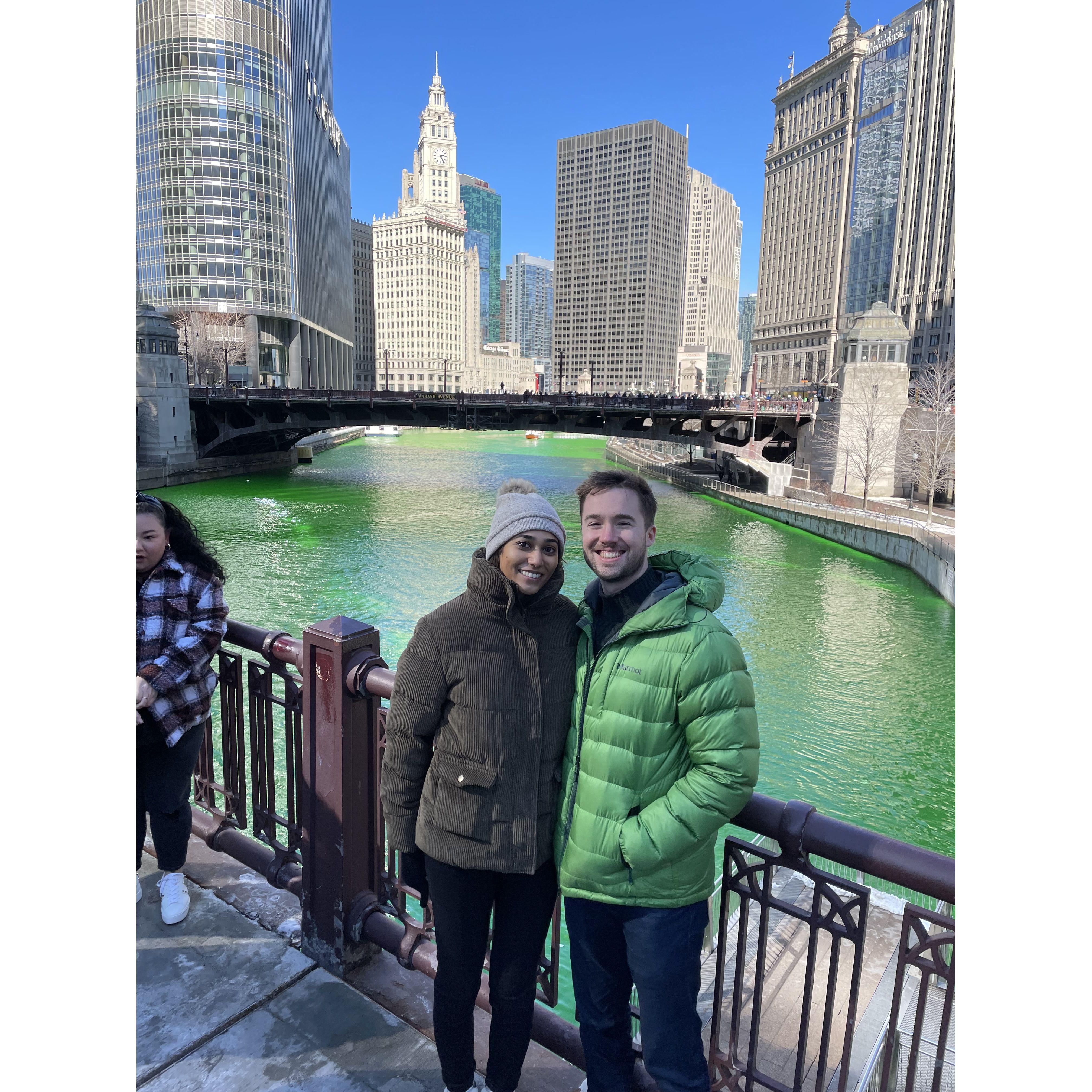 St. Patrick's Day in Chicago (March 2022)