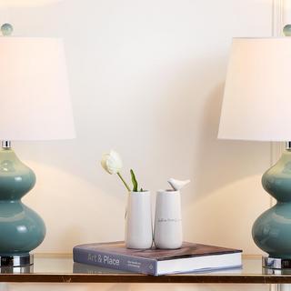Eva Double Gourd Glass Lamp, Set of 2