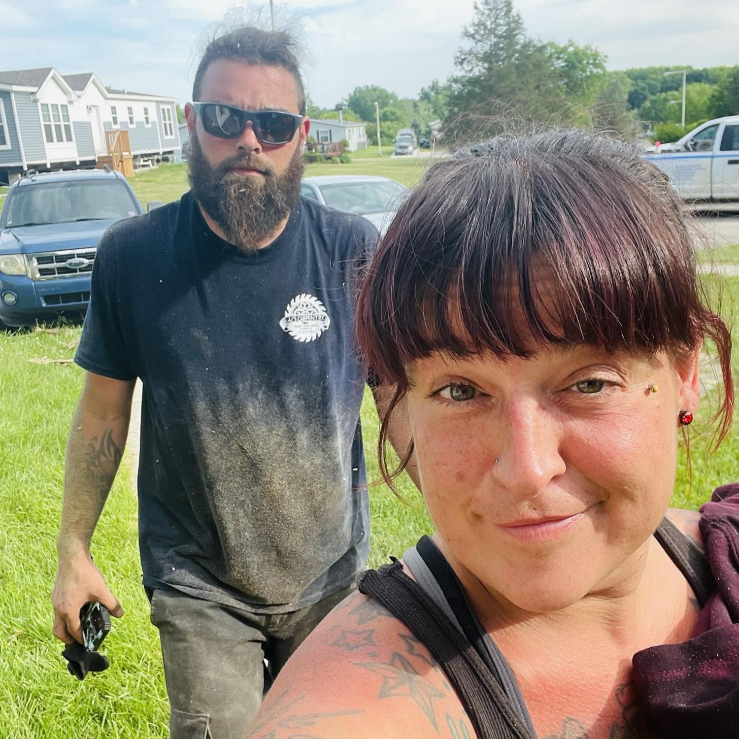 Long hot day of tree work
