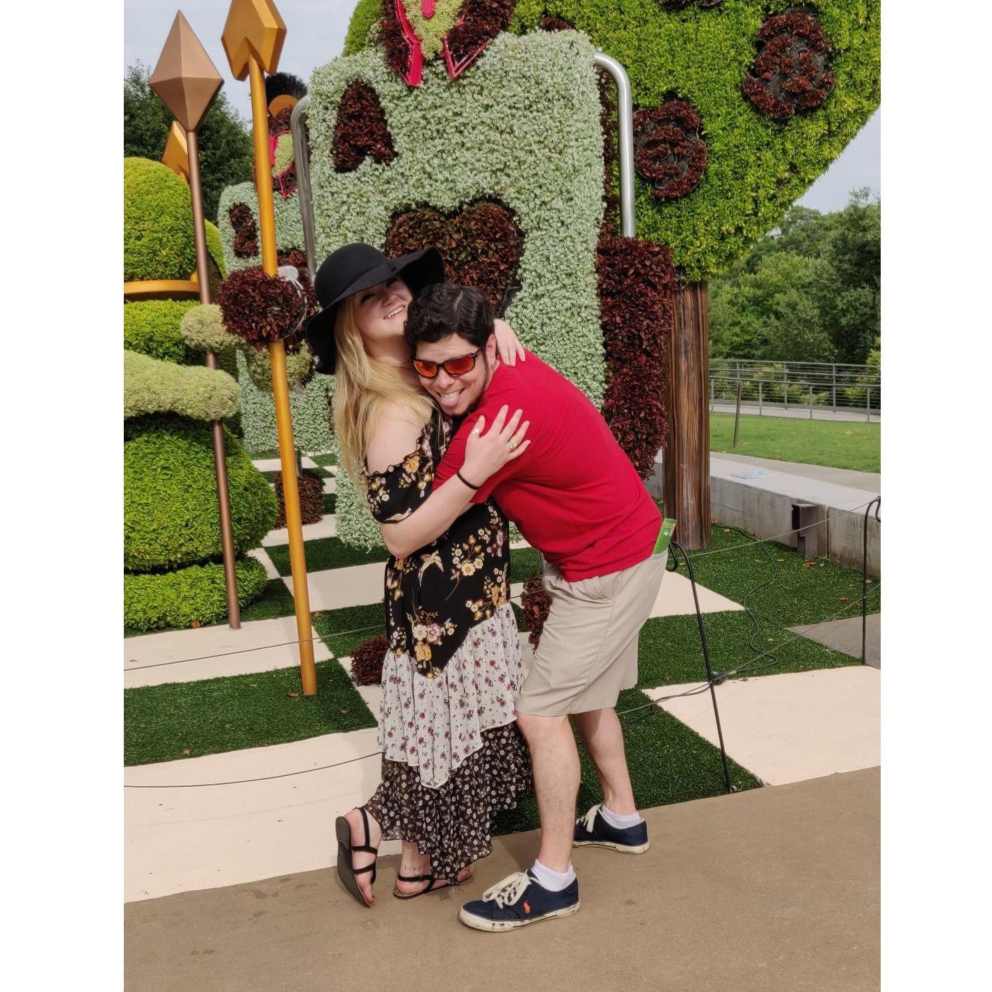 I love how silly we get to be together (: