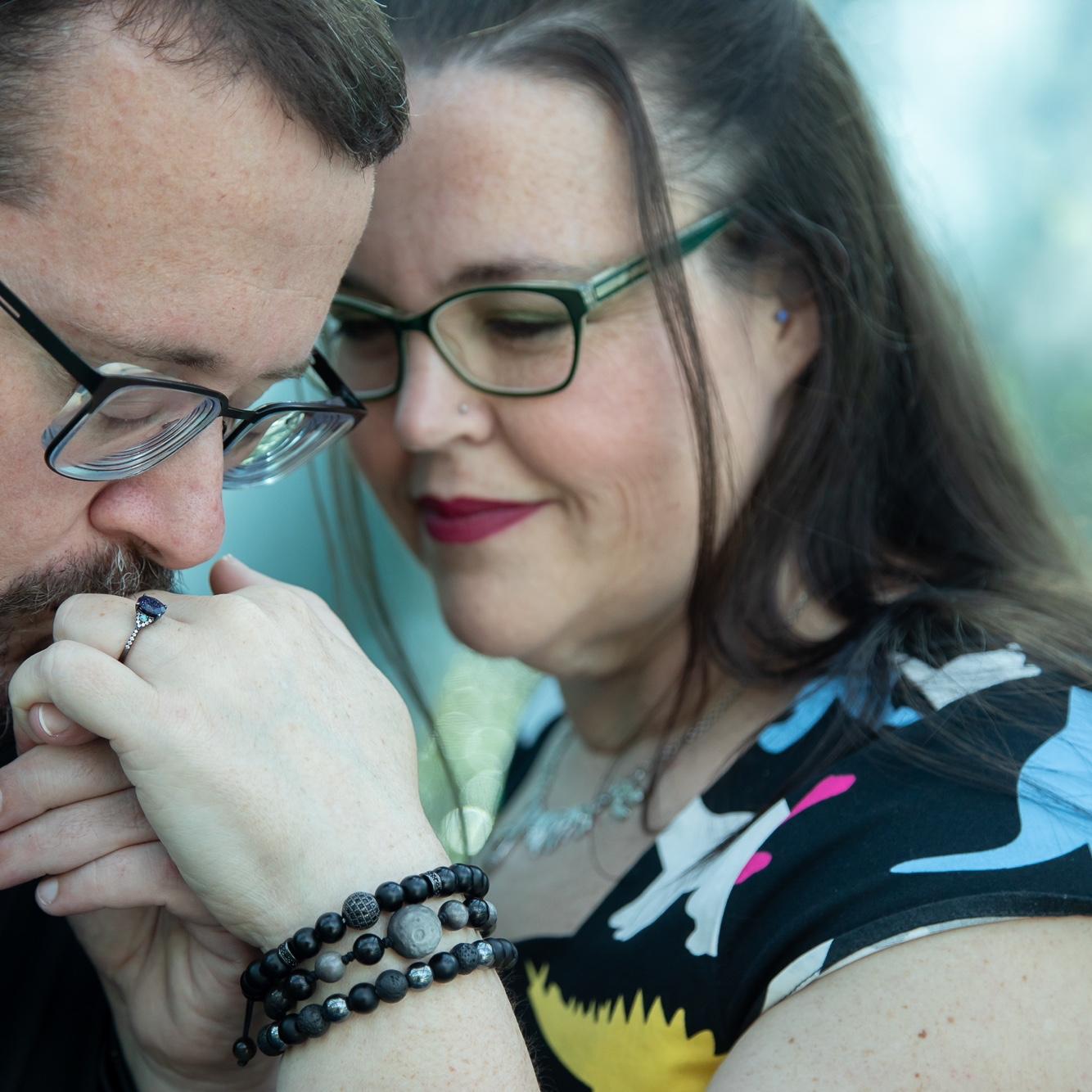 Look at us all engaged and shit!