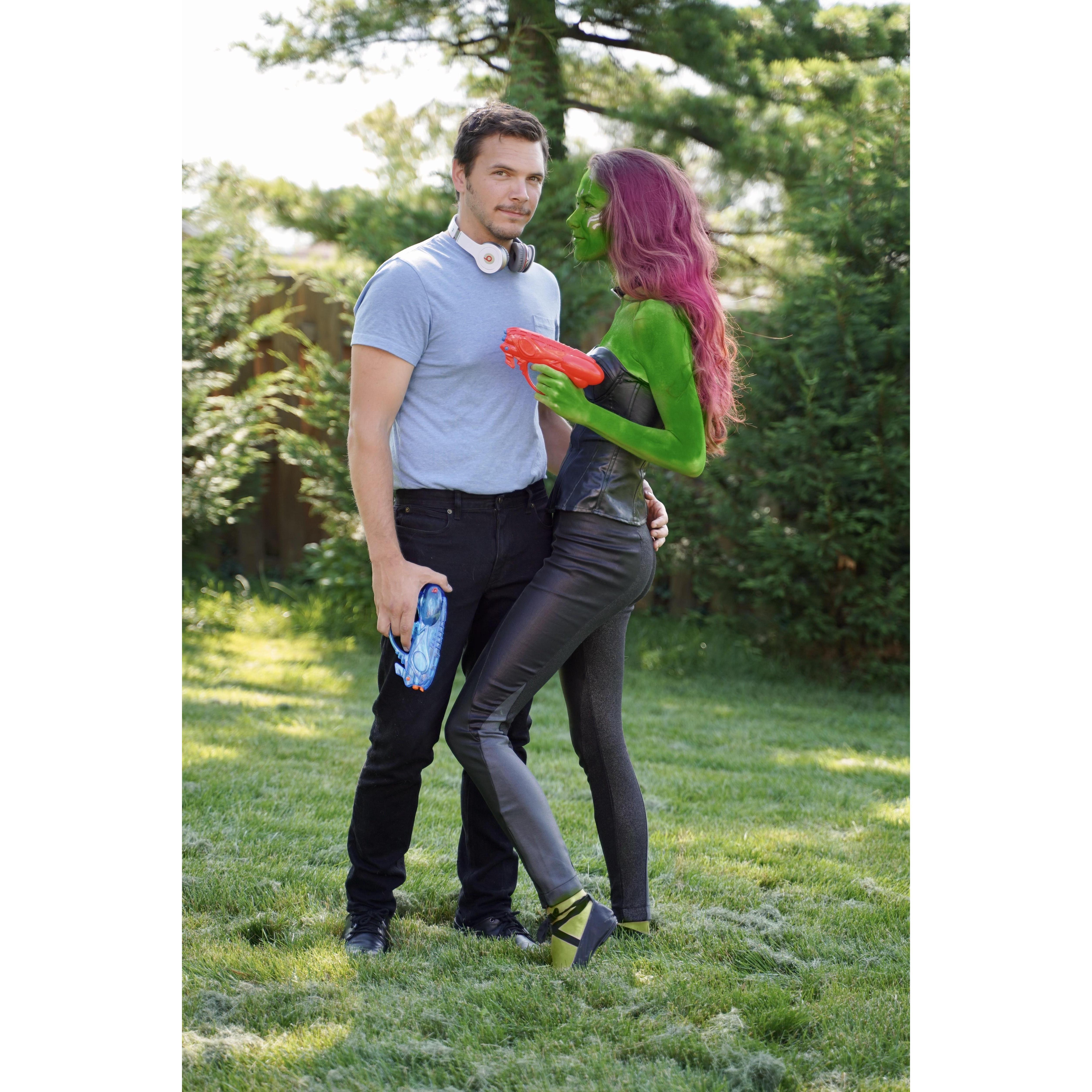 That time we dressed up as Star-Lord & Gamora for our nephew's superhero birthday party!