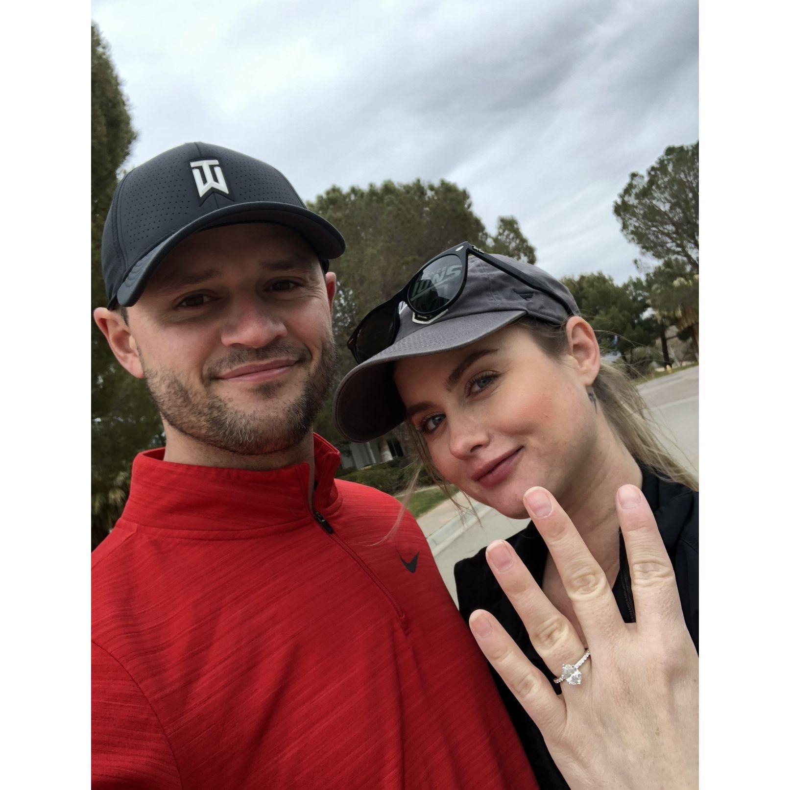 January 29, 2022 - We became officially engaged.