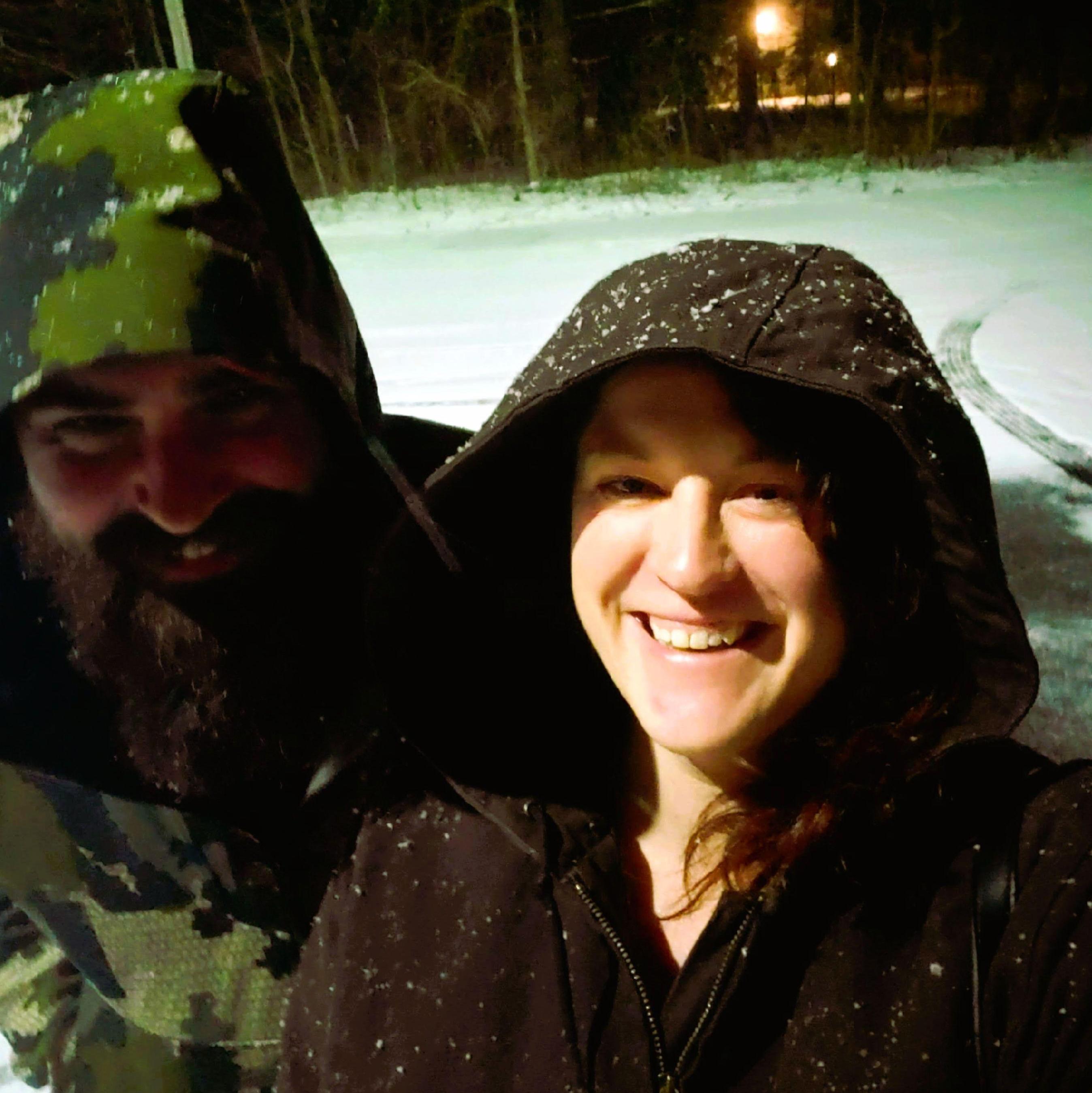 Bryan's first time in Beth's hometown, February 2023