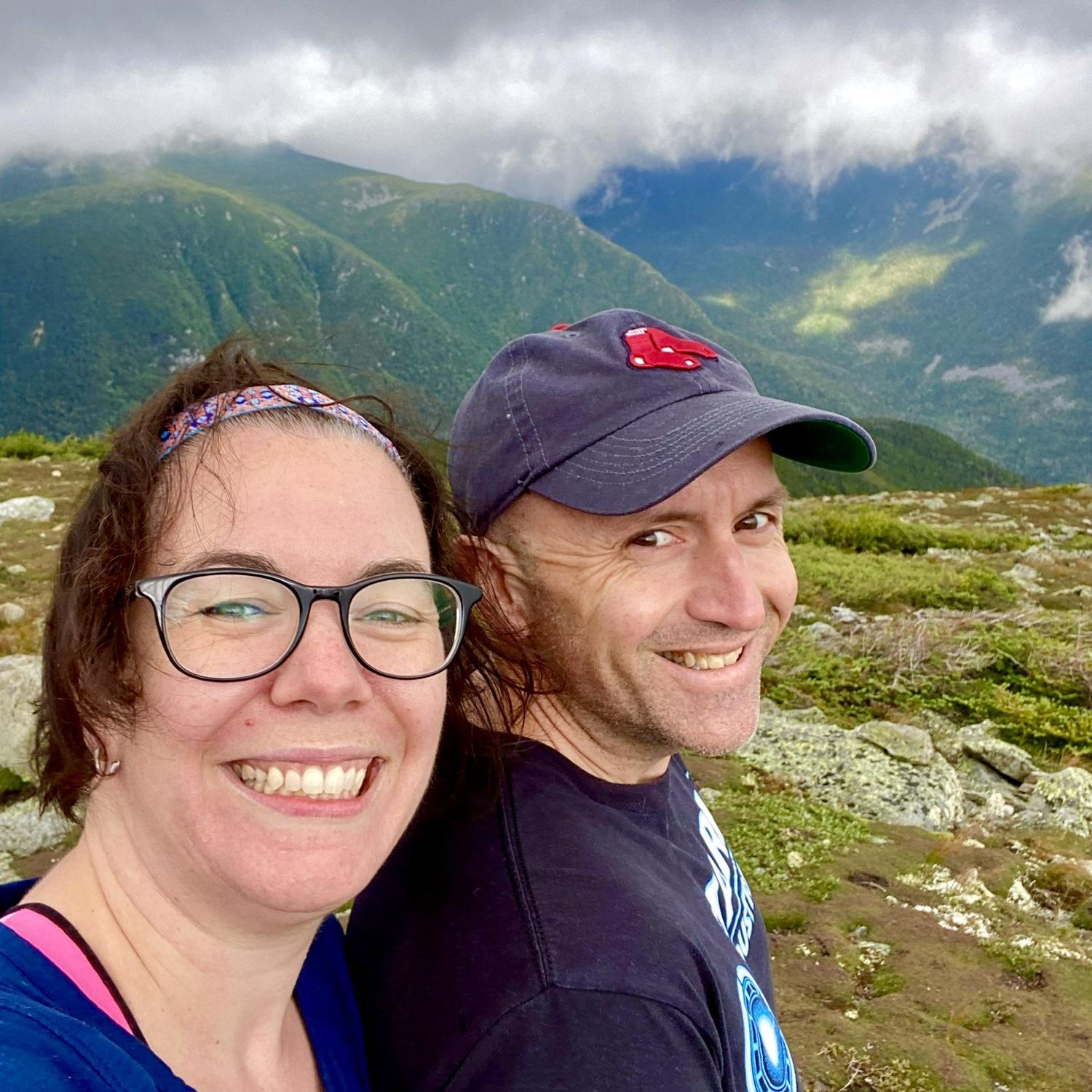 Finally seeing through the clouds at Mt. Washington