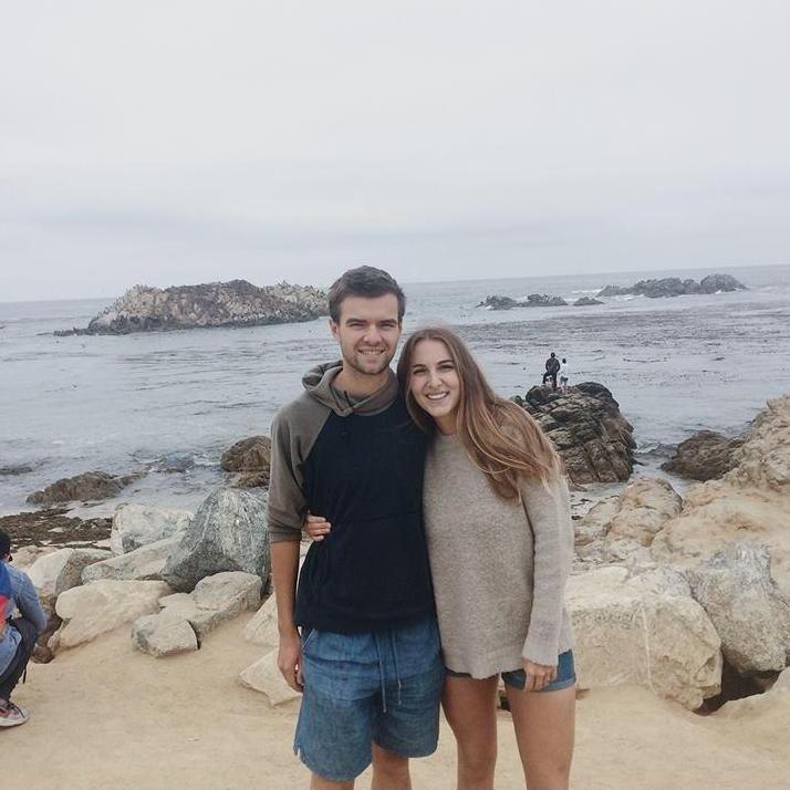 Watching seals along the Monterey coast in California