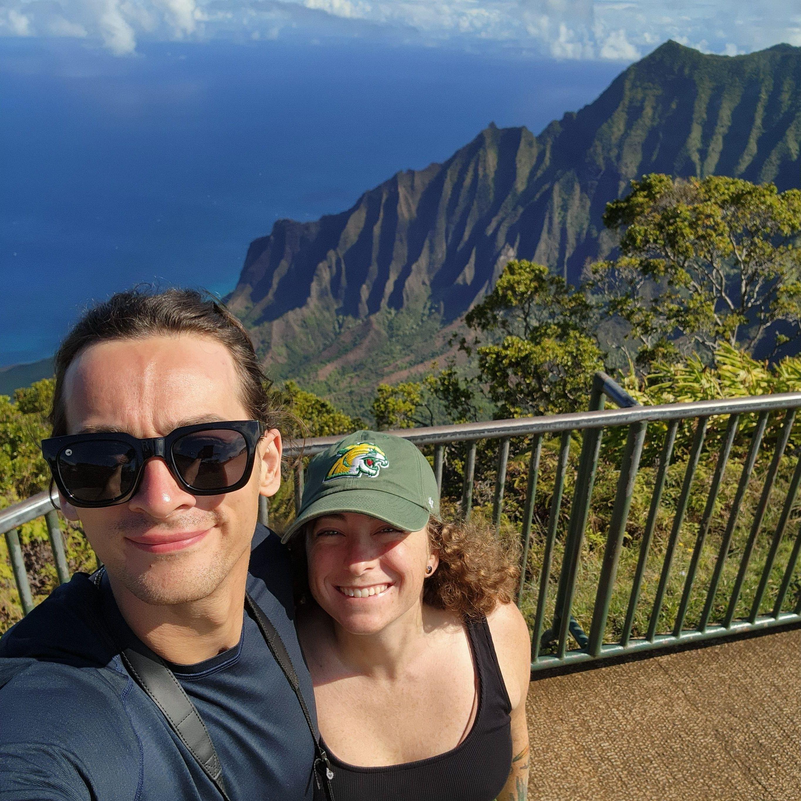 Kauai, HI, right before Riley proposed :)