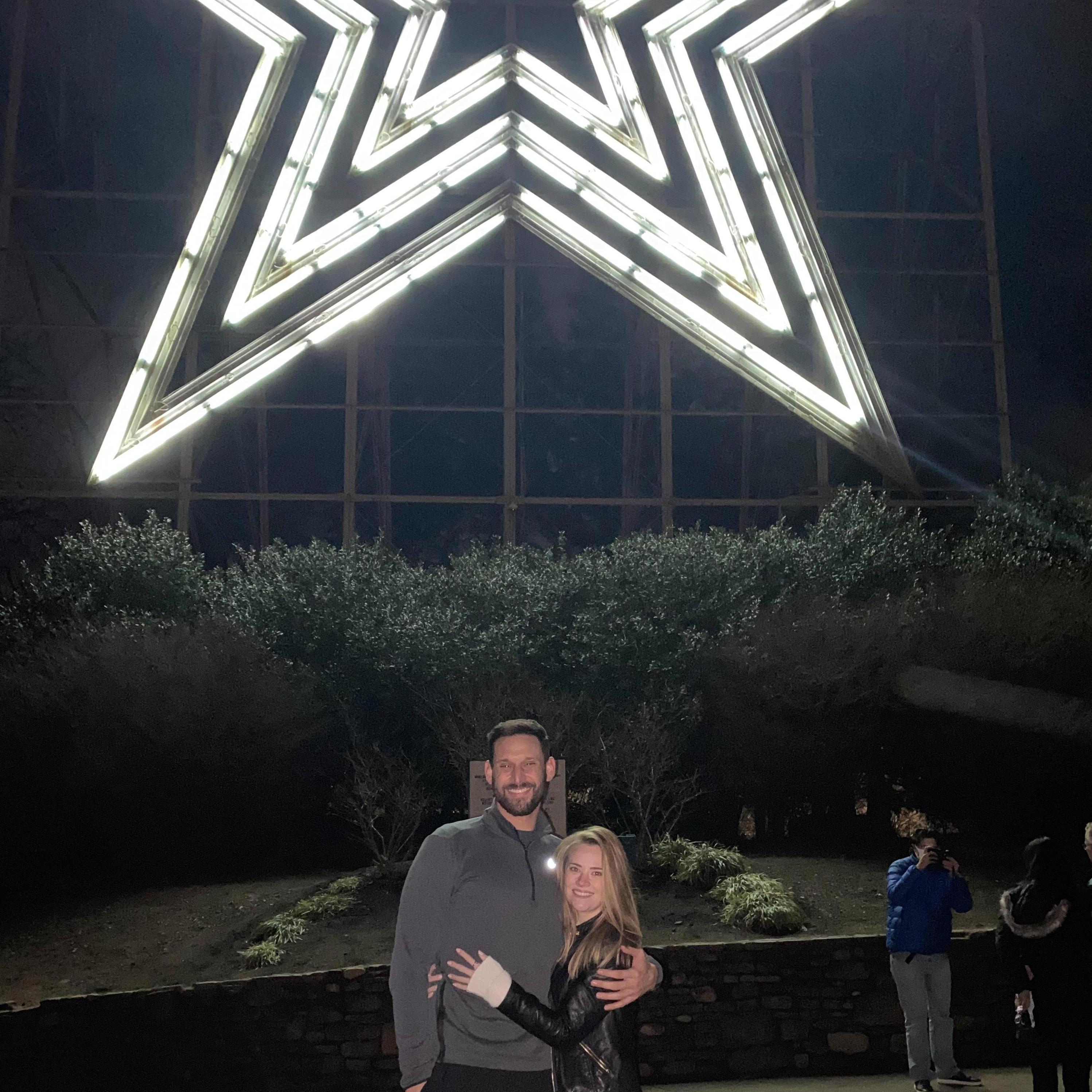Our first night in Roanoke together! We met for the first time two hours before this photo was taken at the Roanoke Star. Can you tell we were already smitten?!
