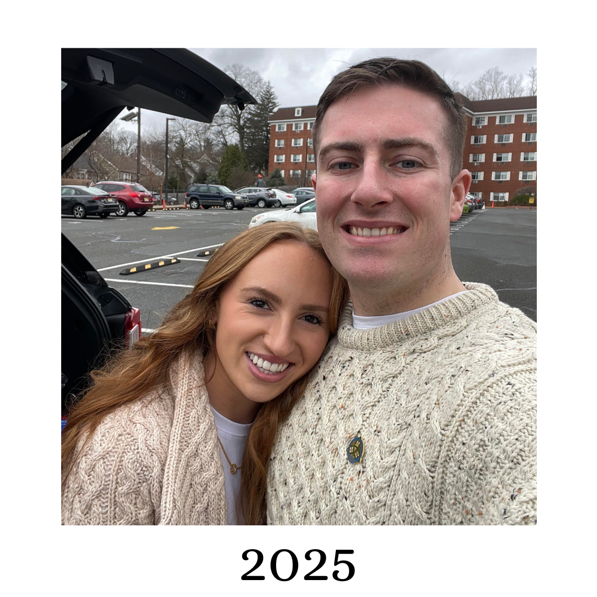 1 week before the big engagement at the annual West Orange St Patricks Day Parade!