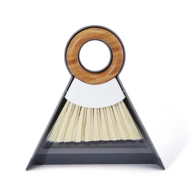 Full Circle Home - Full Circle Tiny Team Mini Dustpan and Brush Set, White