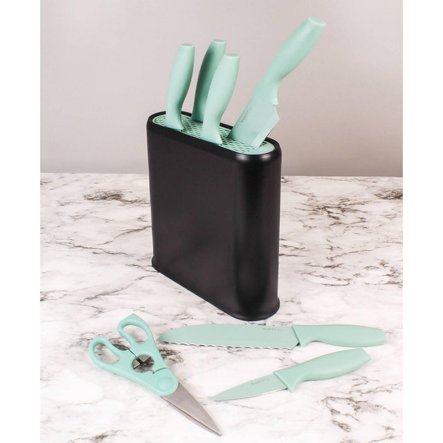 BergHOFF Leo 8-Piece Kitchen Knife Set with Universal Knife Block
