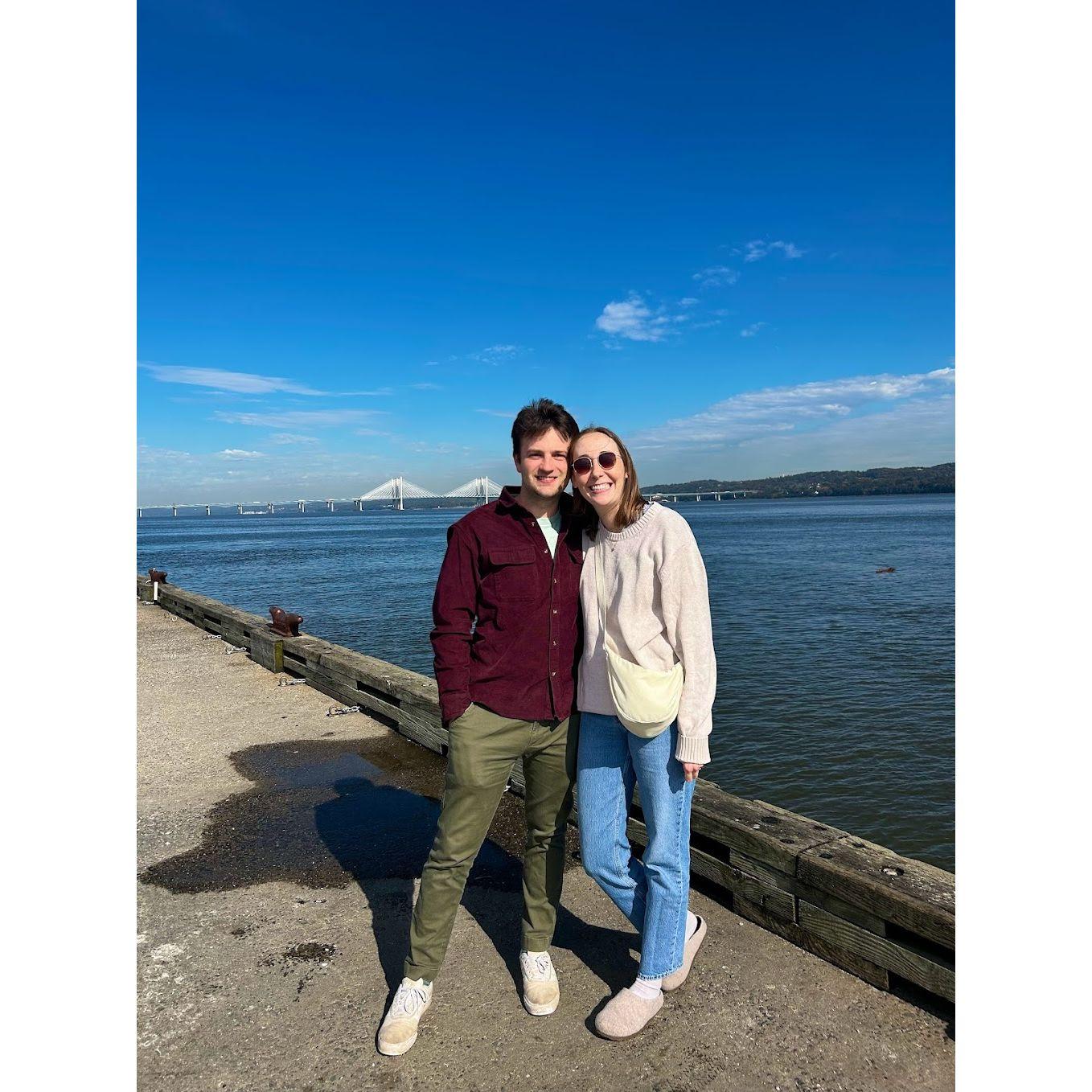 Visiting Elena's hometown in the New York City suburbs