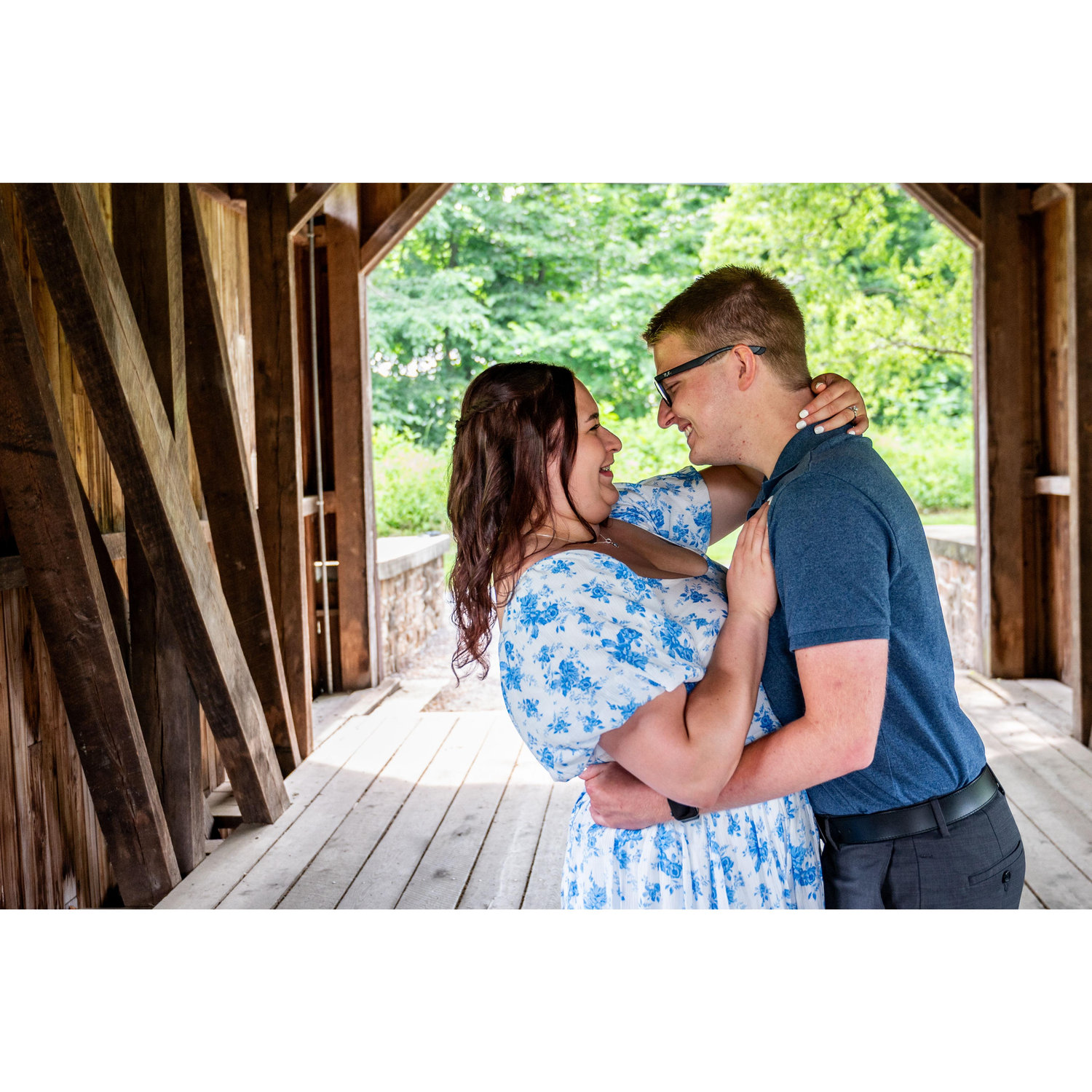 Taken from our Engagement Session exactly a year before our wedding on June 13th, 2025.