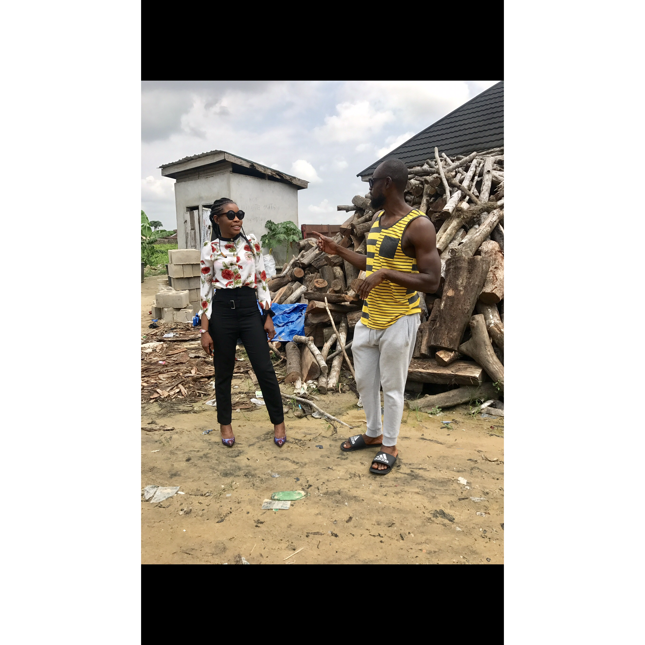 Tari took me to the abattoir. The first day I saw a goat π been slaughtered ππΏππΏ. I complained of not seeing a goat for over 10 years. I just couldn't take it, I closed my eyes and screamed.