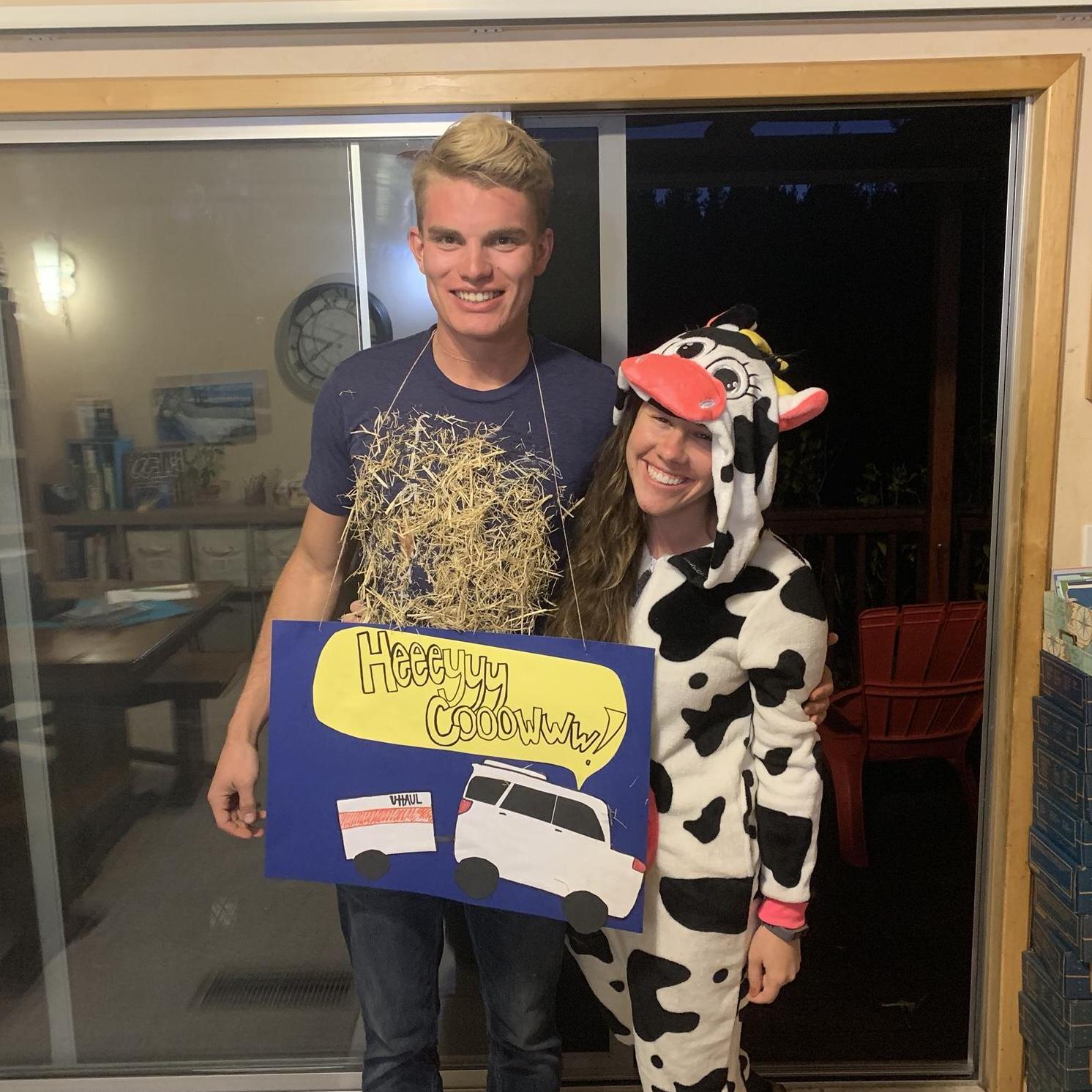 Levi must have really loved Micaela, he willingly put this very itchy shirt on just for this picture.