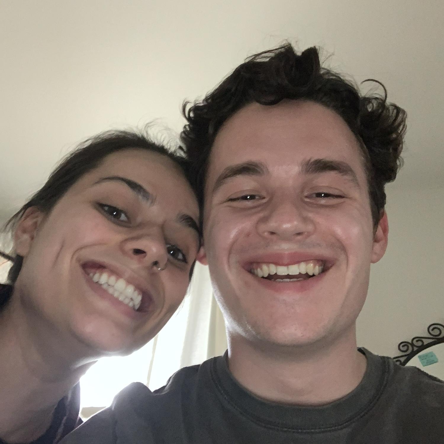 Our first selfie together 2021