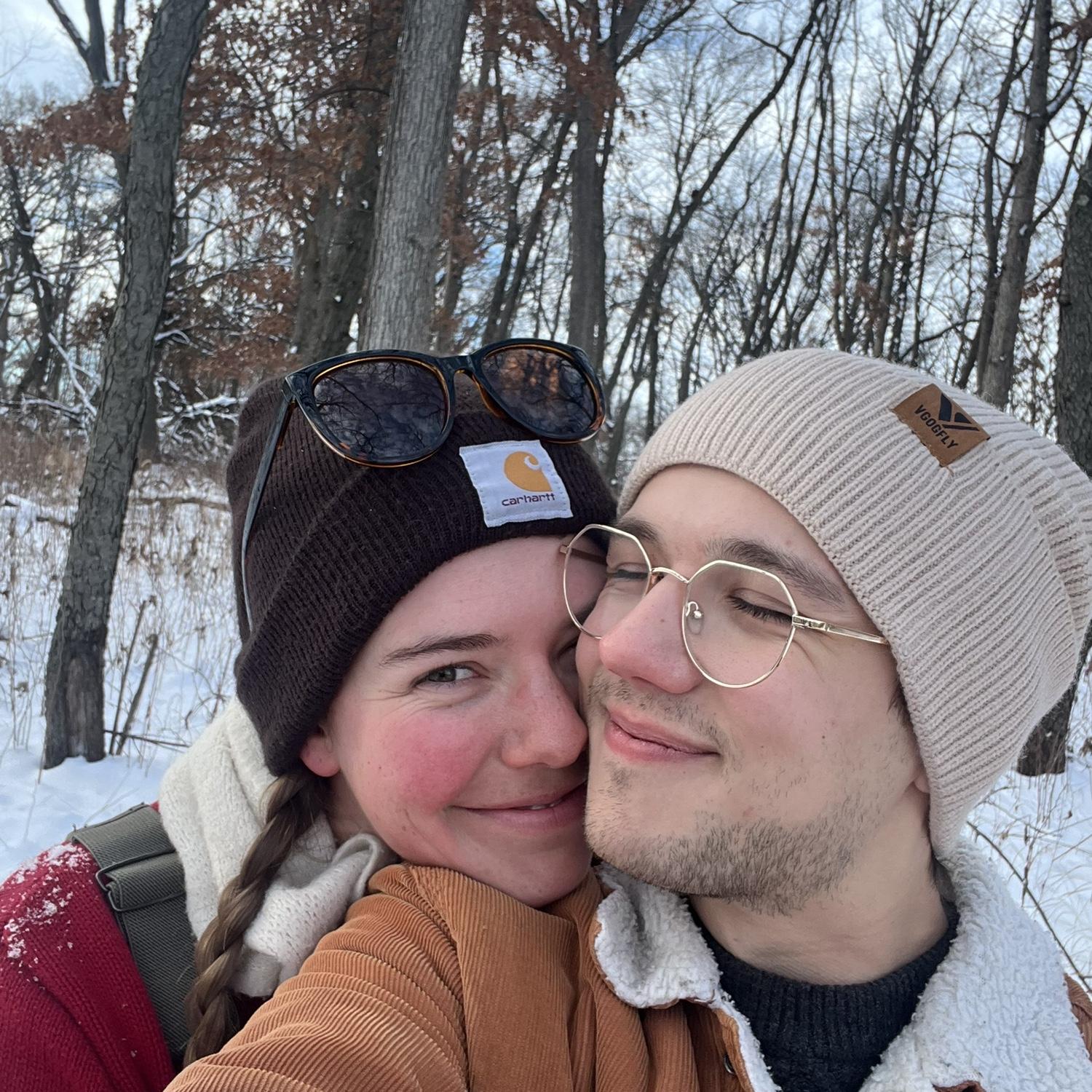 Enjoying the woods by our house Dec 2024.