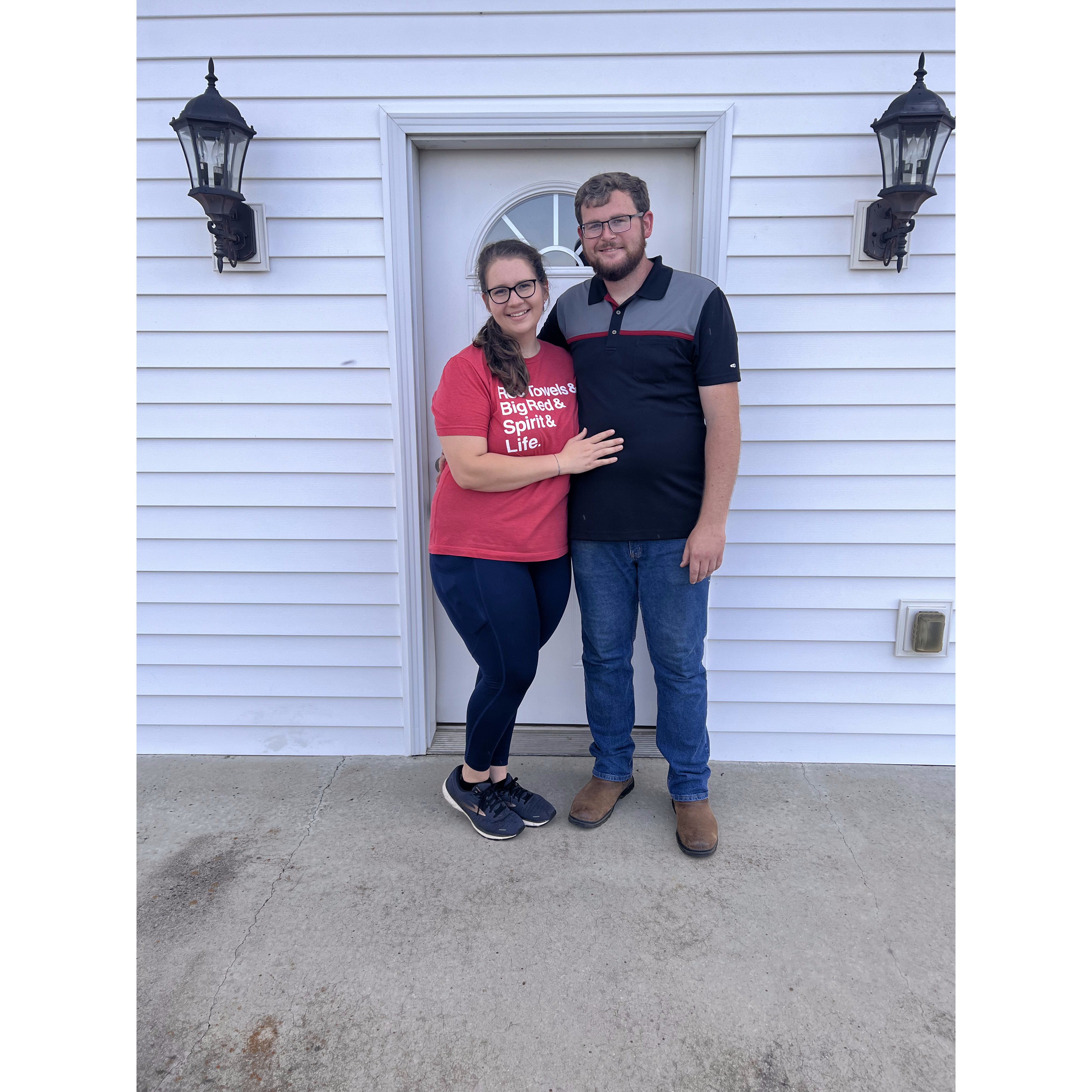 The day Isaac moved into what will be our home