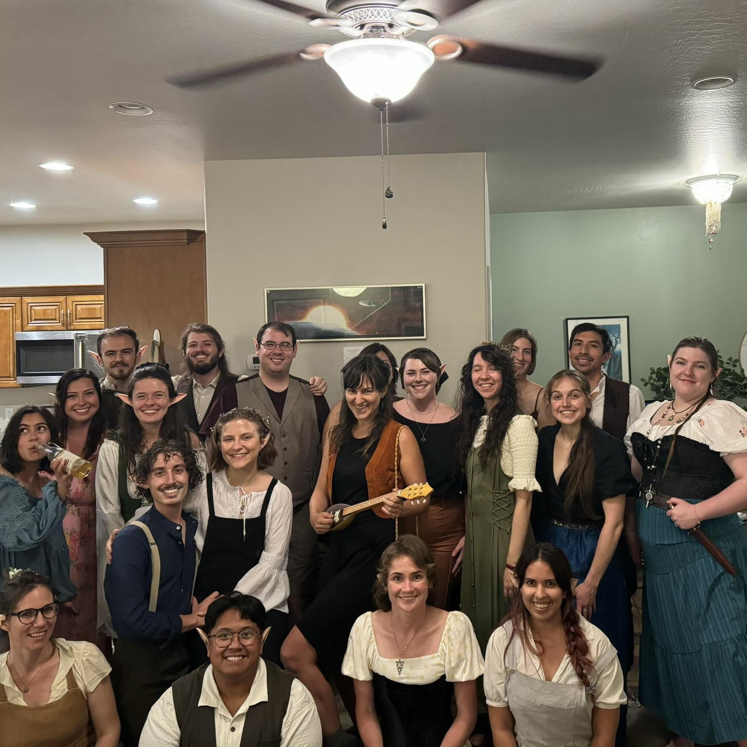 Our engagement party (Lord of the Rings themed)