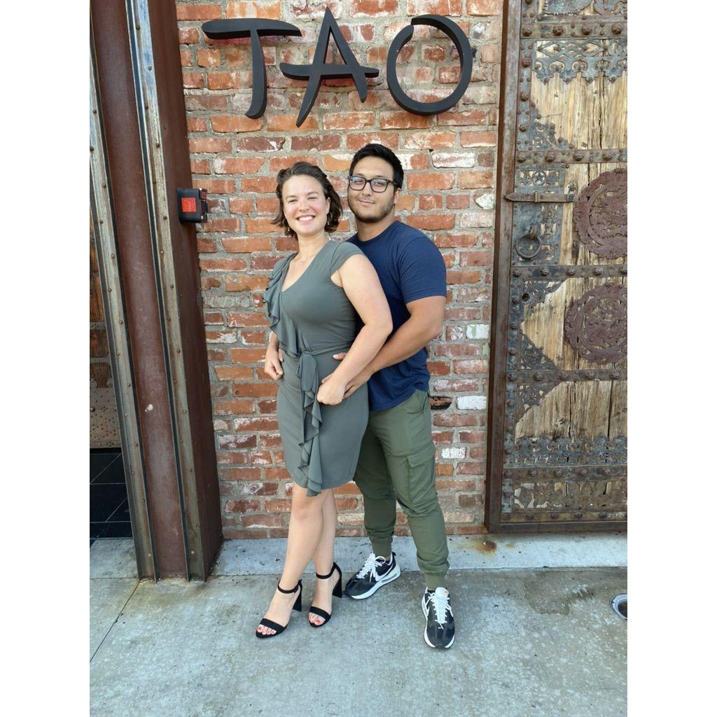 Hannah's 28th birthday dinner at TAO, LA, CA, 2022.