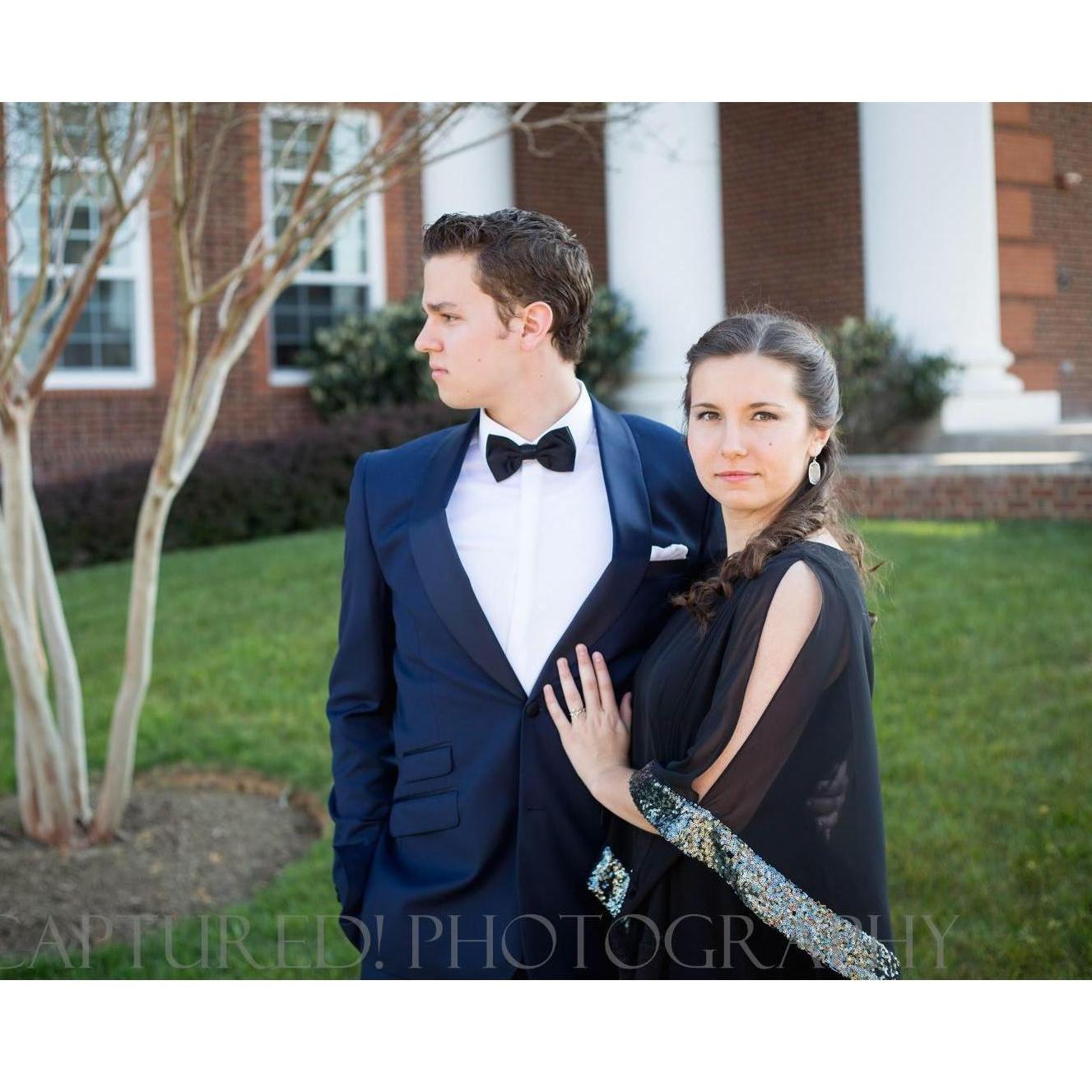 Our first Liberty Ball at PHC. Hallie skipped some school and flew all the way up to Virginia for this one!