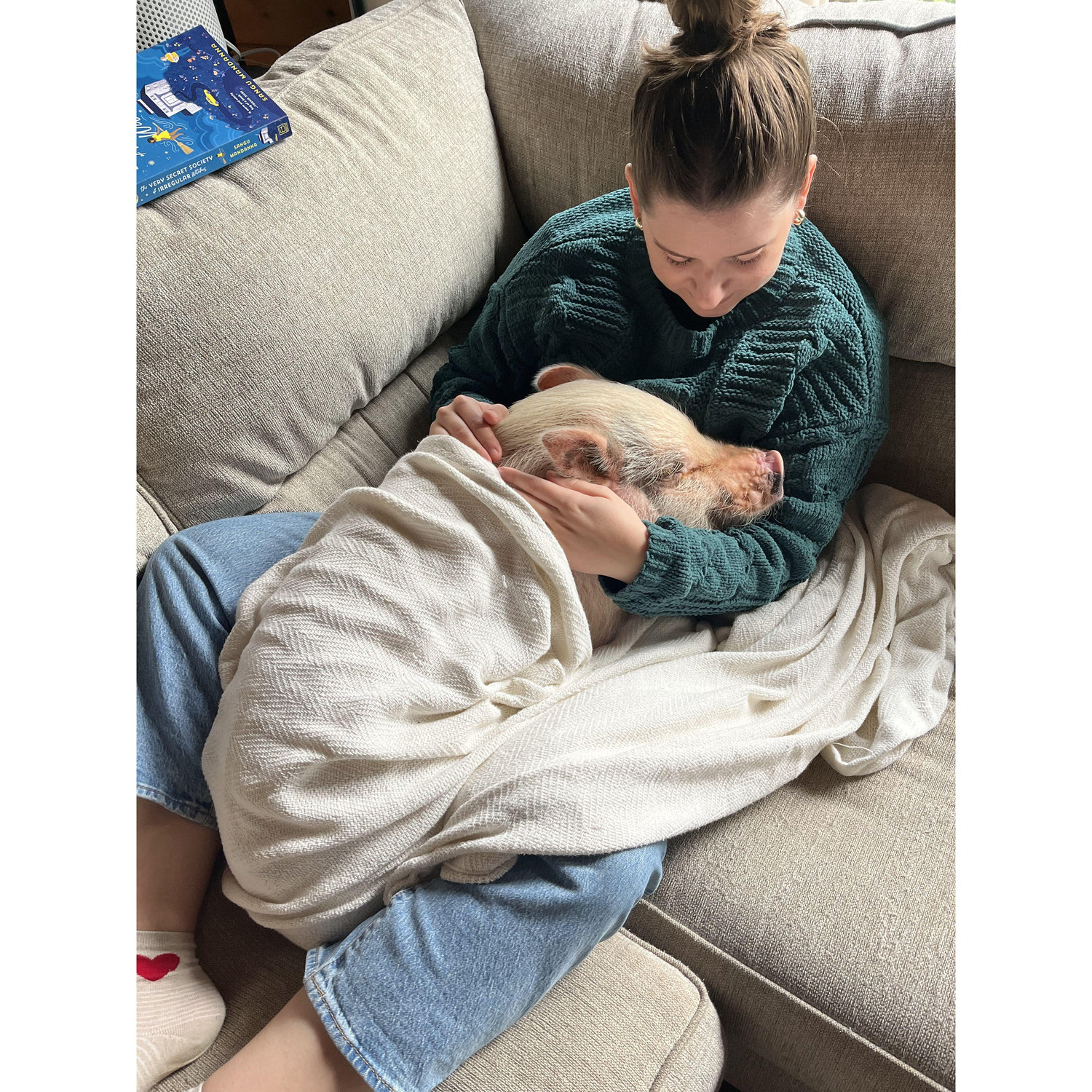 rescued our pig Sampson in 2023