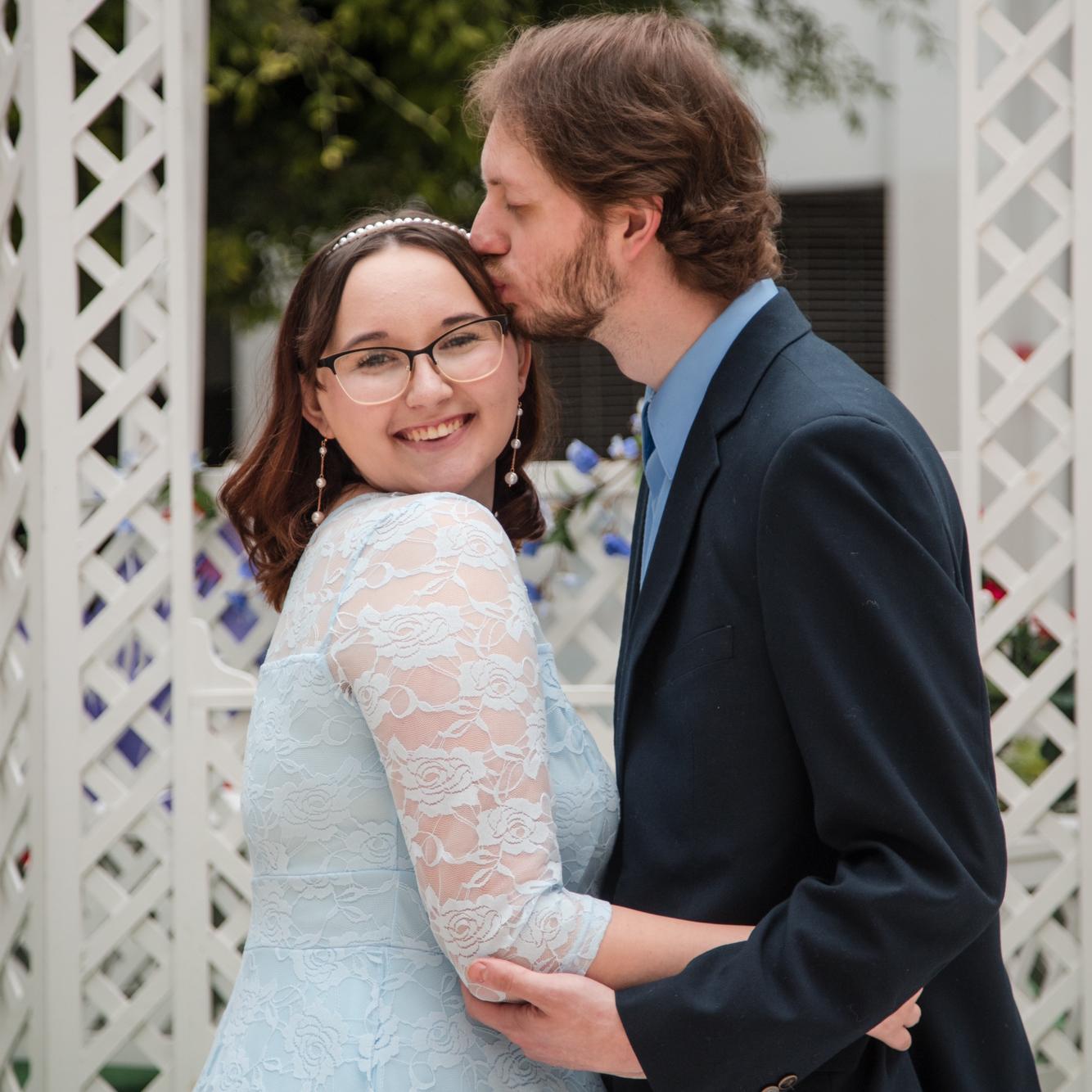 Photo from our engagement session with our wonderful wedding photographer!!