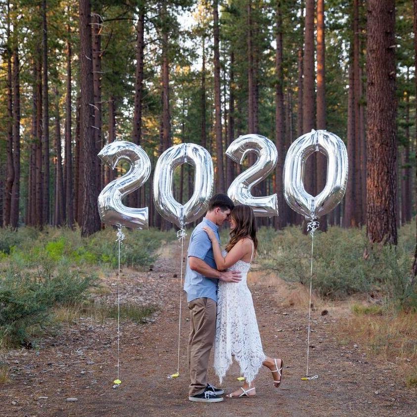 Celebrating 10 years together by saying 'I do'
