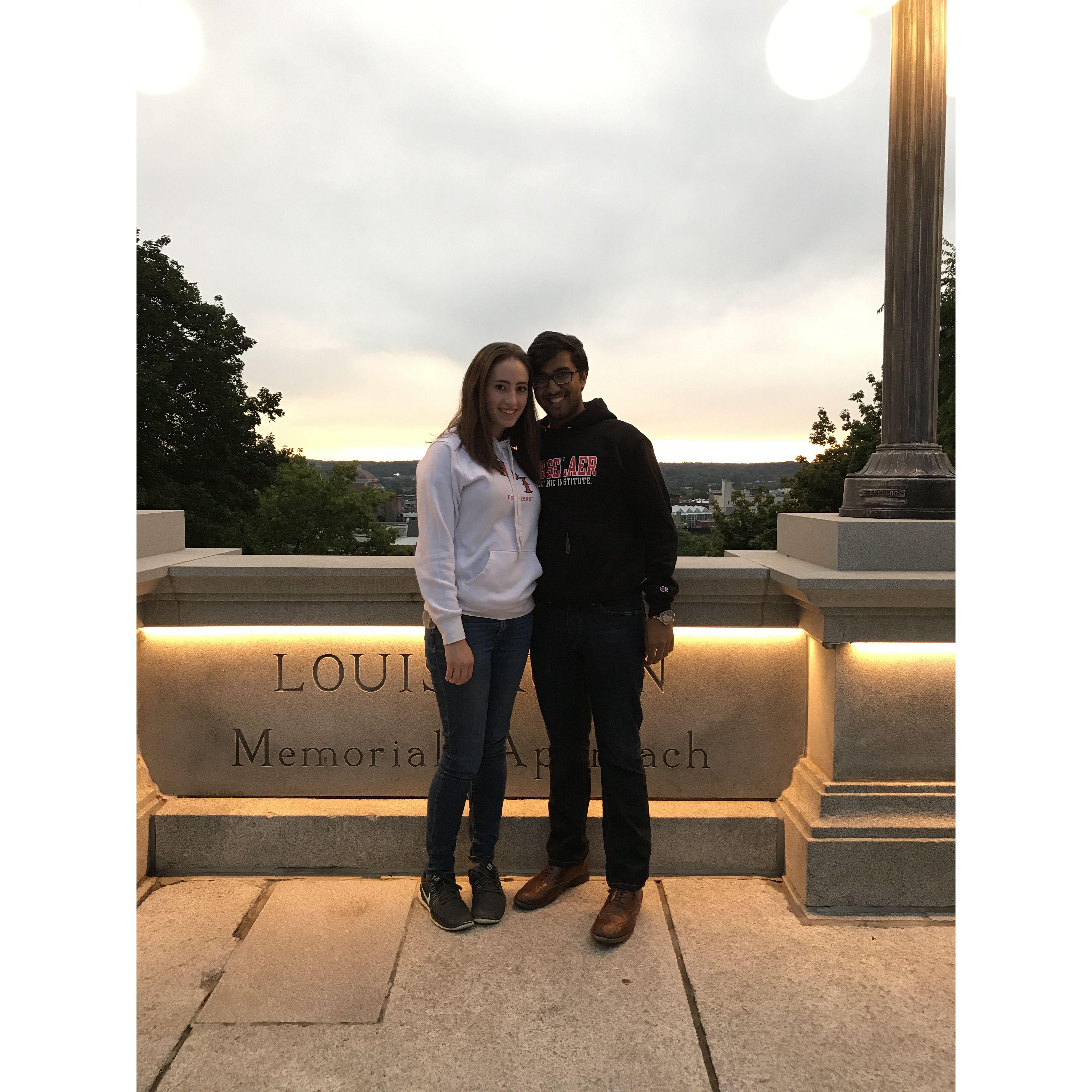 2nd day of freshman year, August 2017