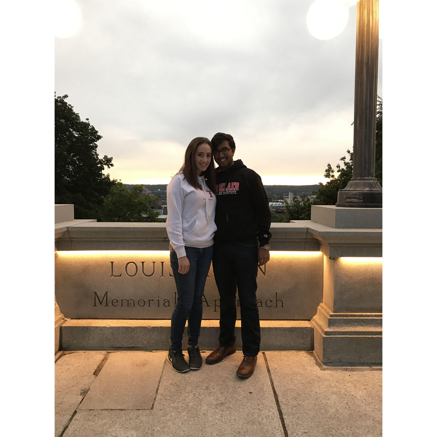 2nd day of freshman year, August 2017