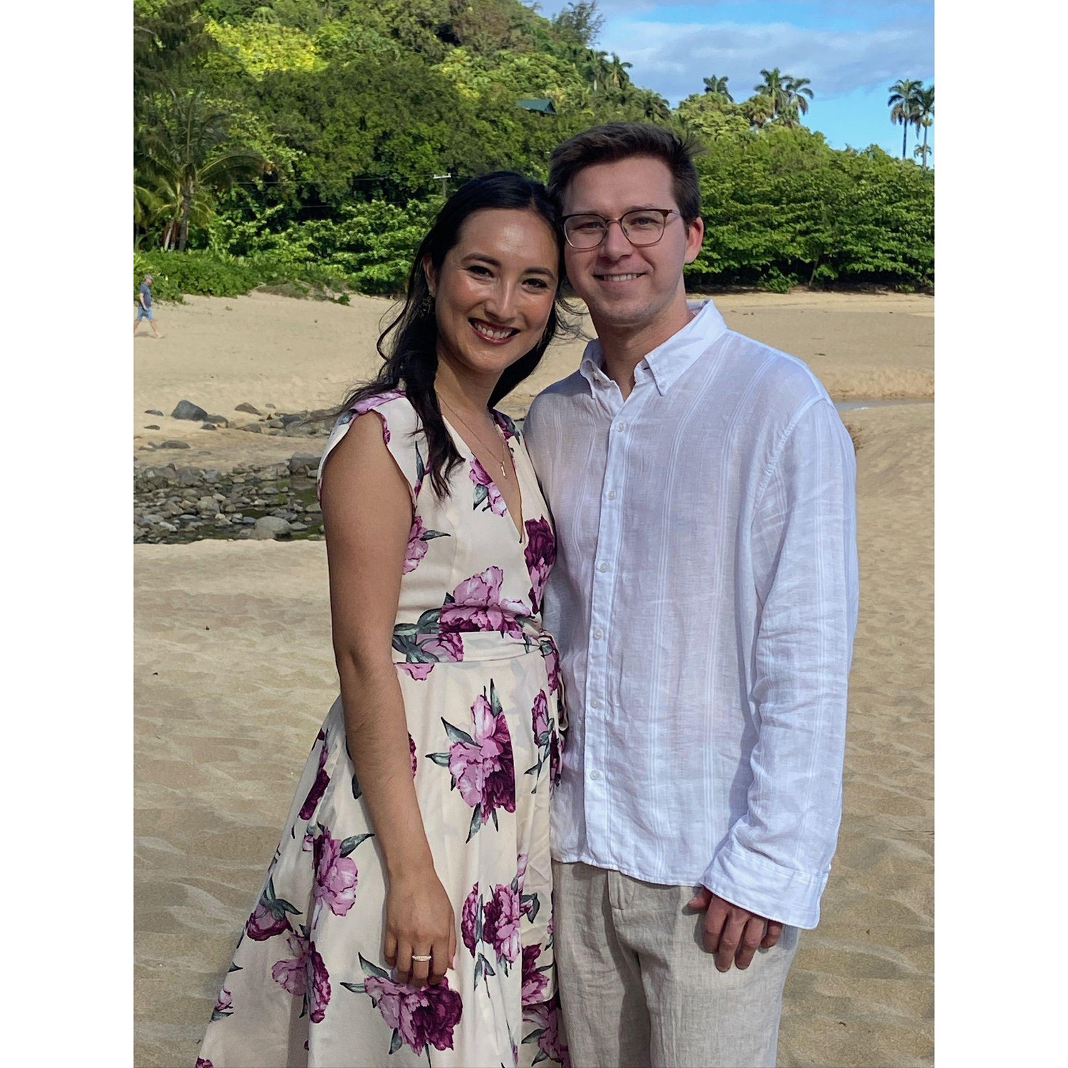 Cole's brother's destination wedding in Kauai