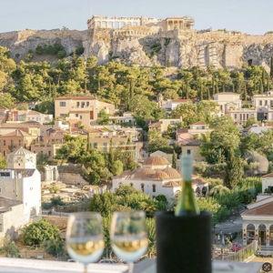 Rooftop Drinks in Athens