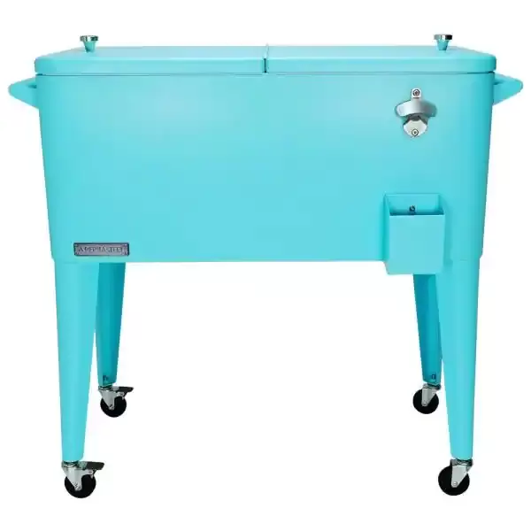 80 qt. Patio Cooler in Turquoise