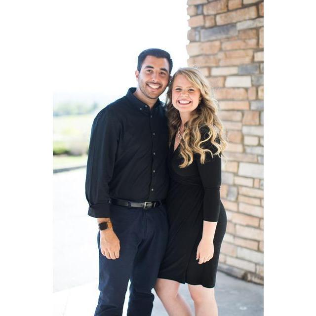 Another photo from our first wedding together!