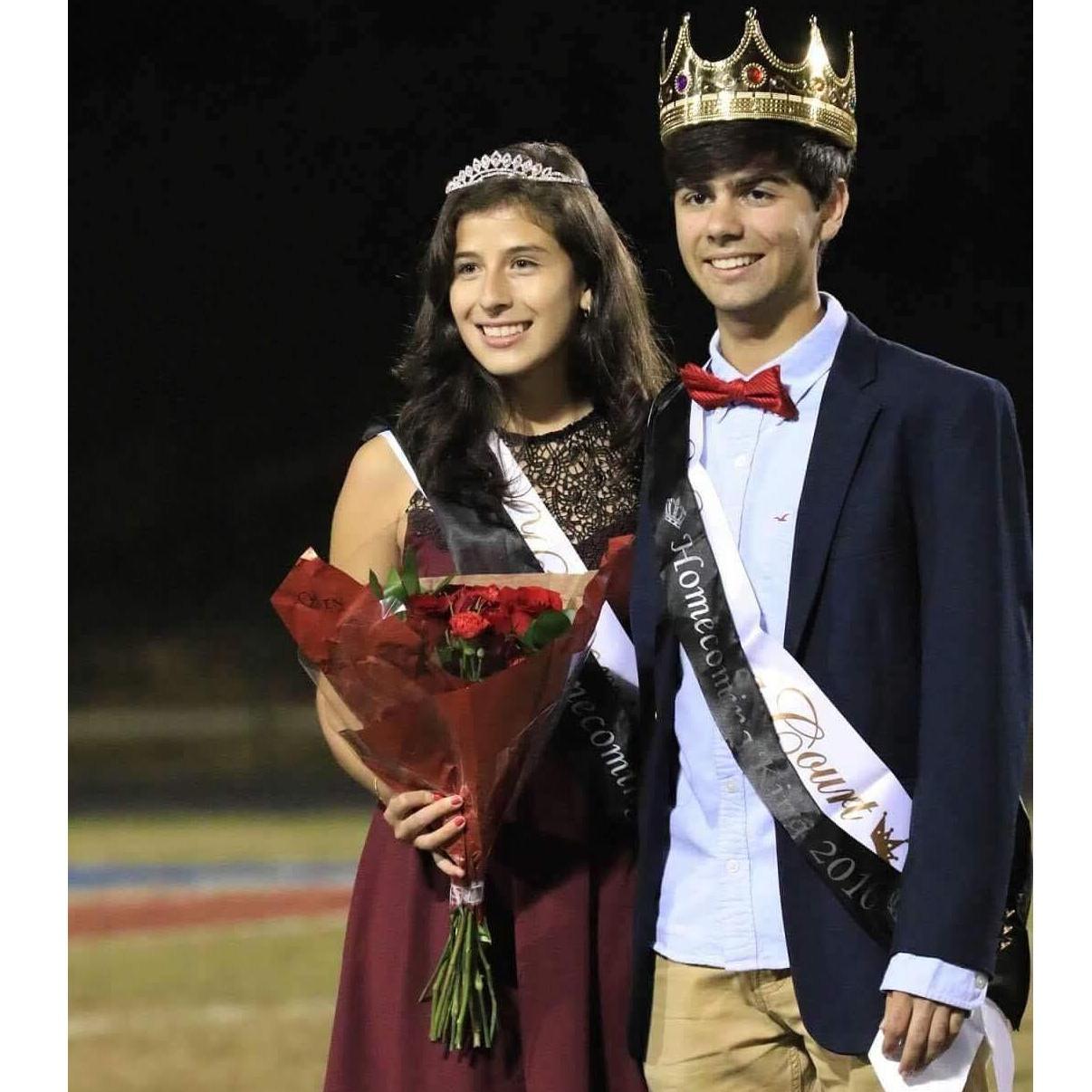 10/14/2016 - Named homecoming King and Queen!