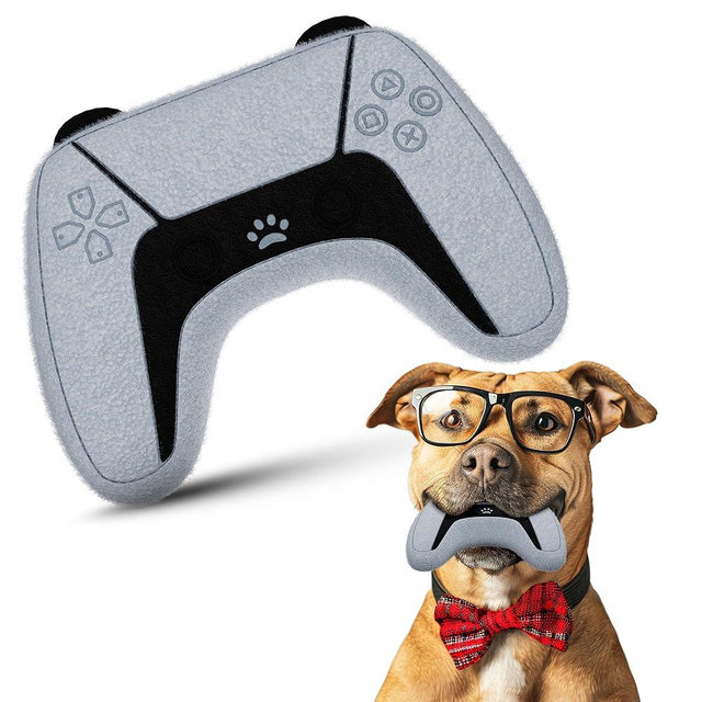 Video Game Controller Dog Toys - Puppy and Dog Toys for Small, Medium, Large - Fun, Cute, Squeaky Gifts for Dogs' Birthdays