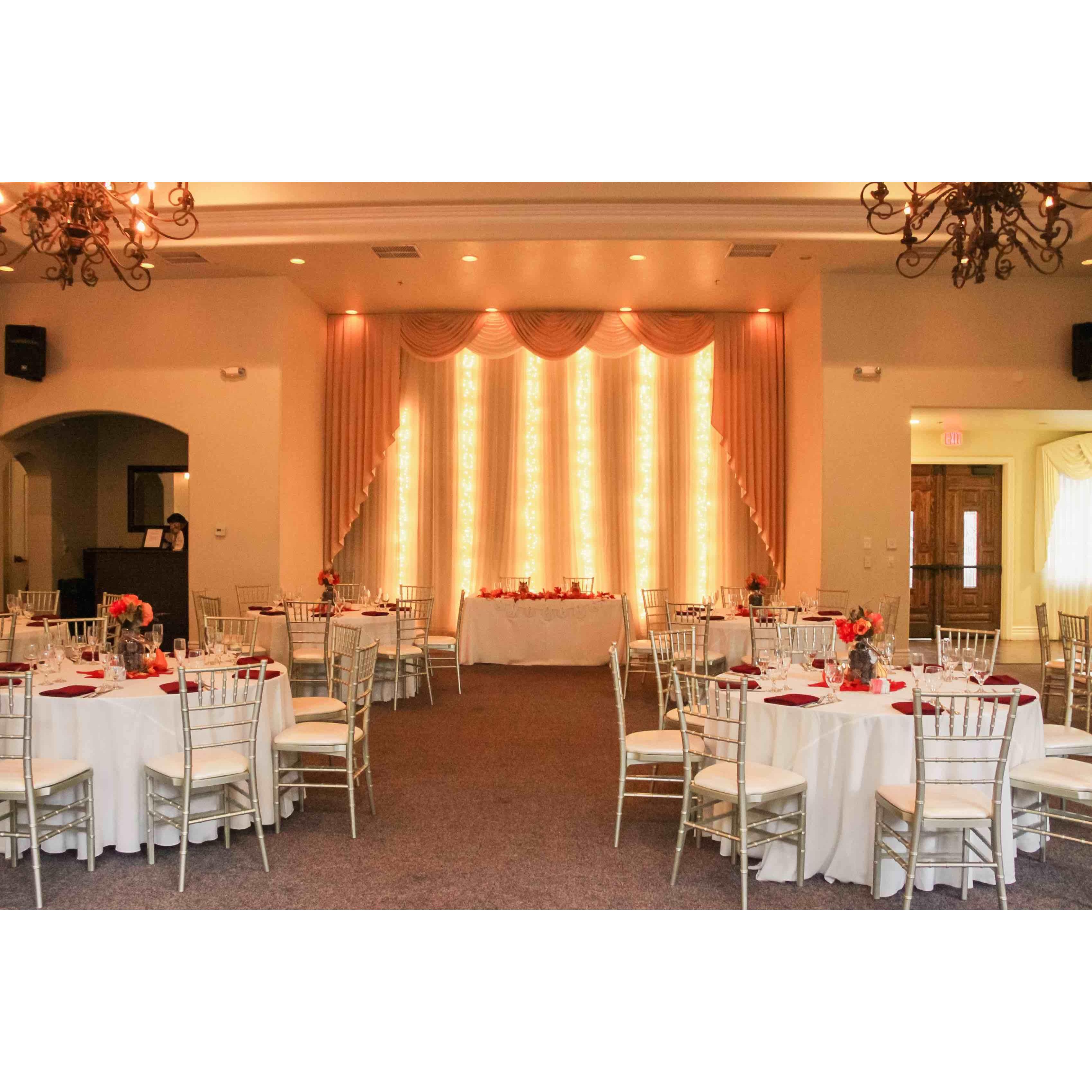 Sunset Room - Reception