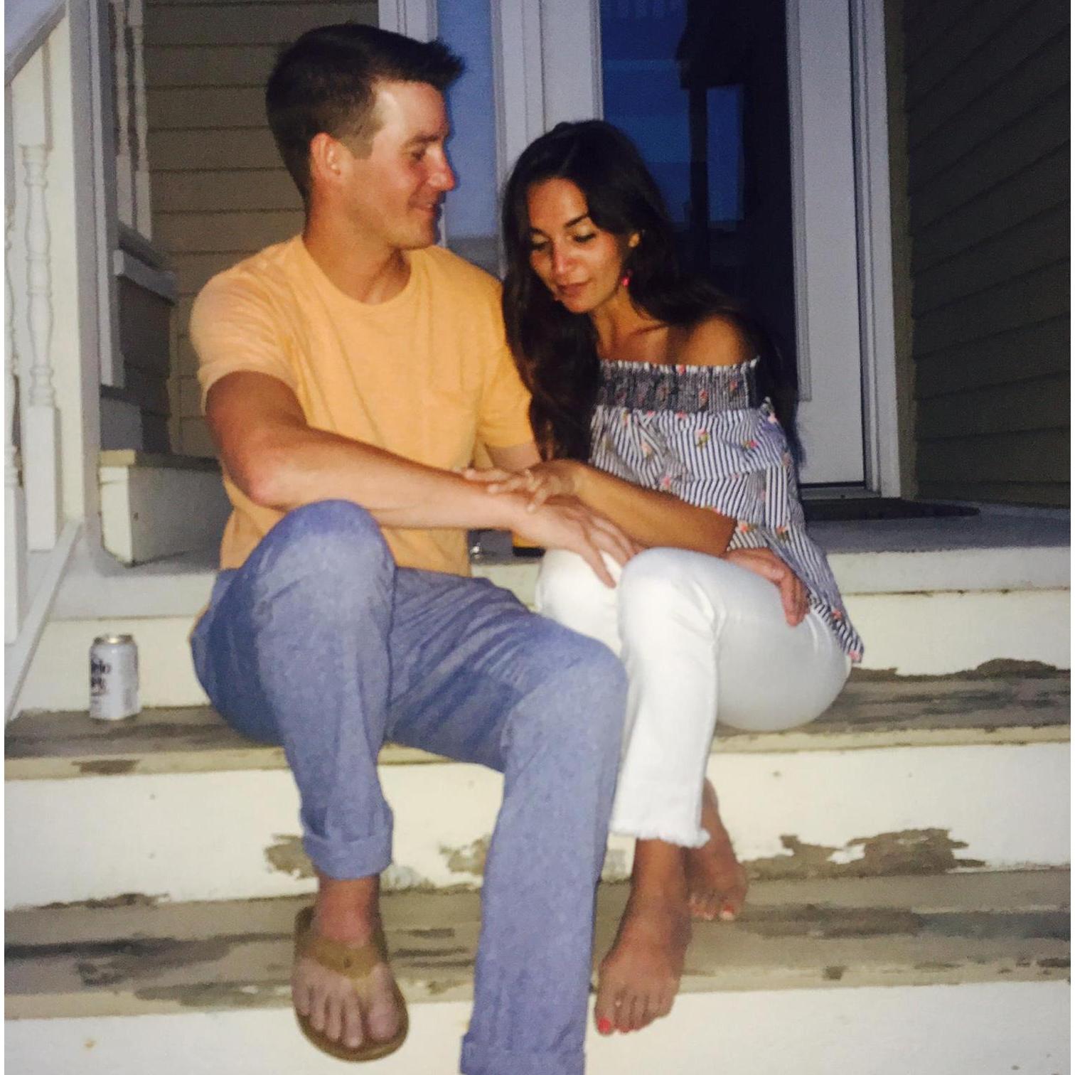 The night we got engaged!