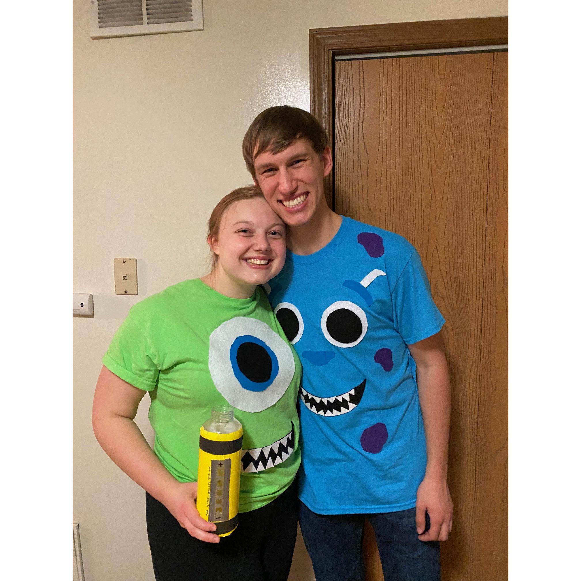 She's the Mike to his Sully. He's the Sully to her Mike. What more is there to say? Happy Halloween 2021!